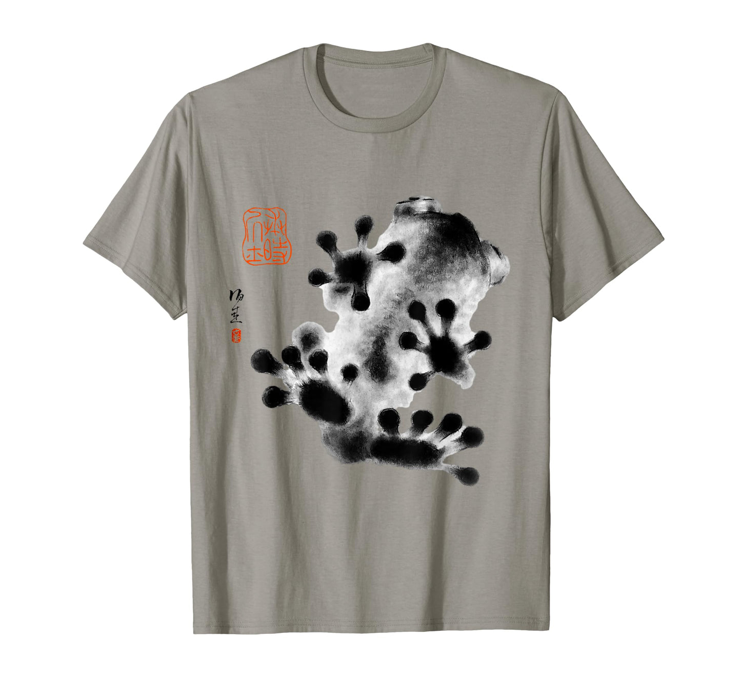 Grumpy Frog Japanese Art Graphic Tees Aesthetic Streetwear T-Shirt