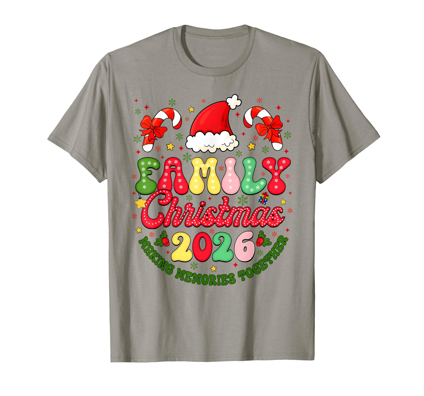 Family Matching Christmas 2026 Making Memories Together T-Shirt
