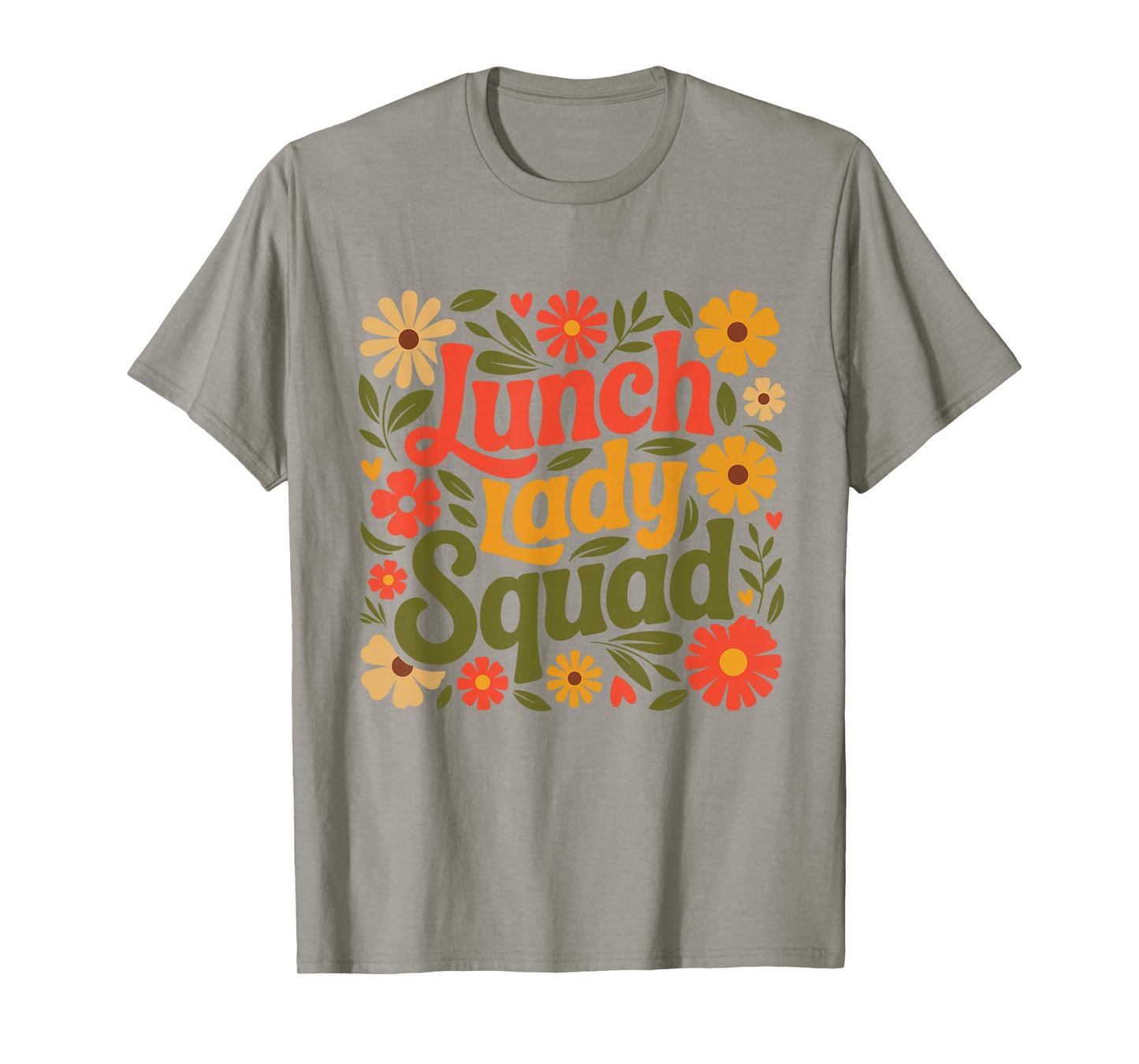 Lunch Lady Squad School Lunch - Cafeteria Workers Retro T-Shirt