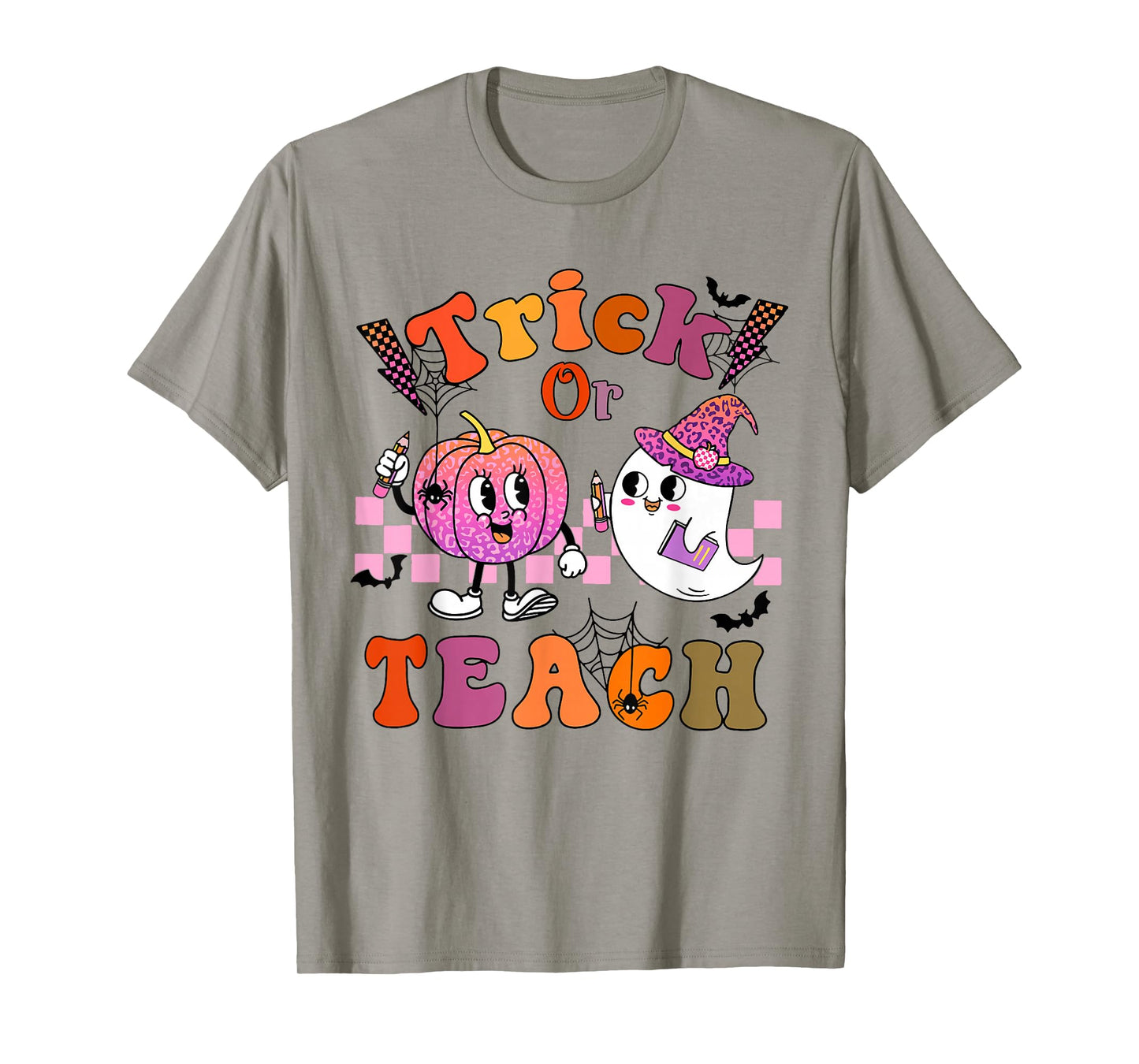 Trick Or Teach Cute Ghost Pumpkin T-Shirt