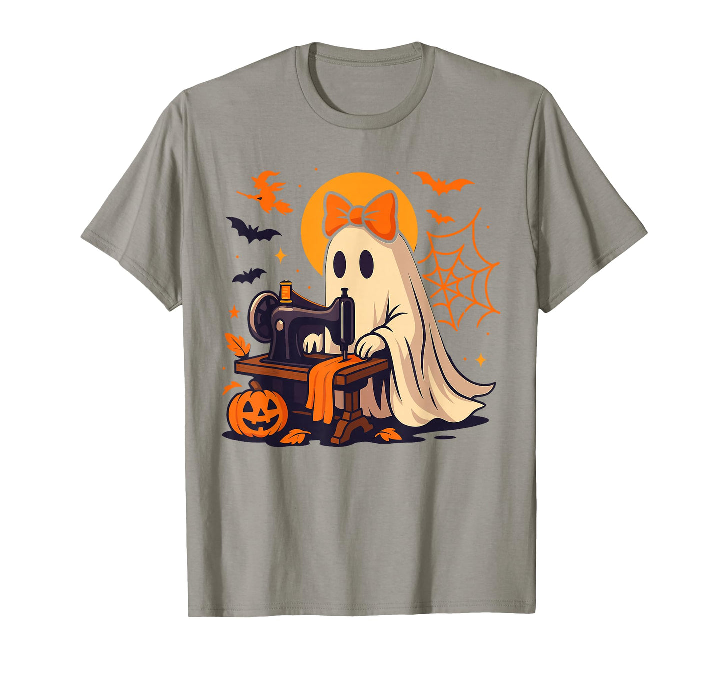 Sewing Ghost Costume for Women, Cute Quilting Halloween T-Shirt