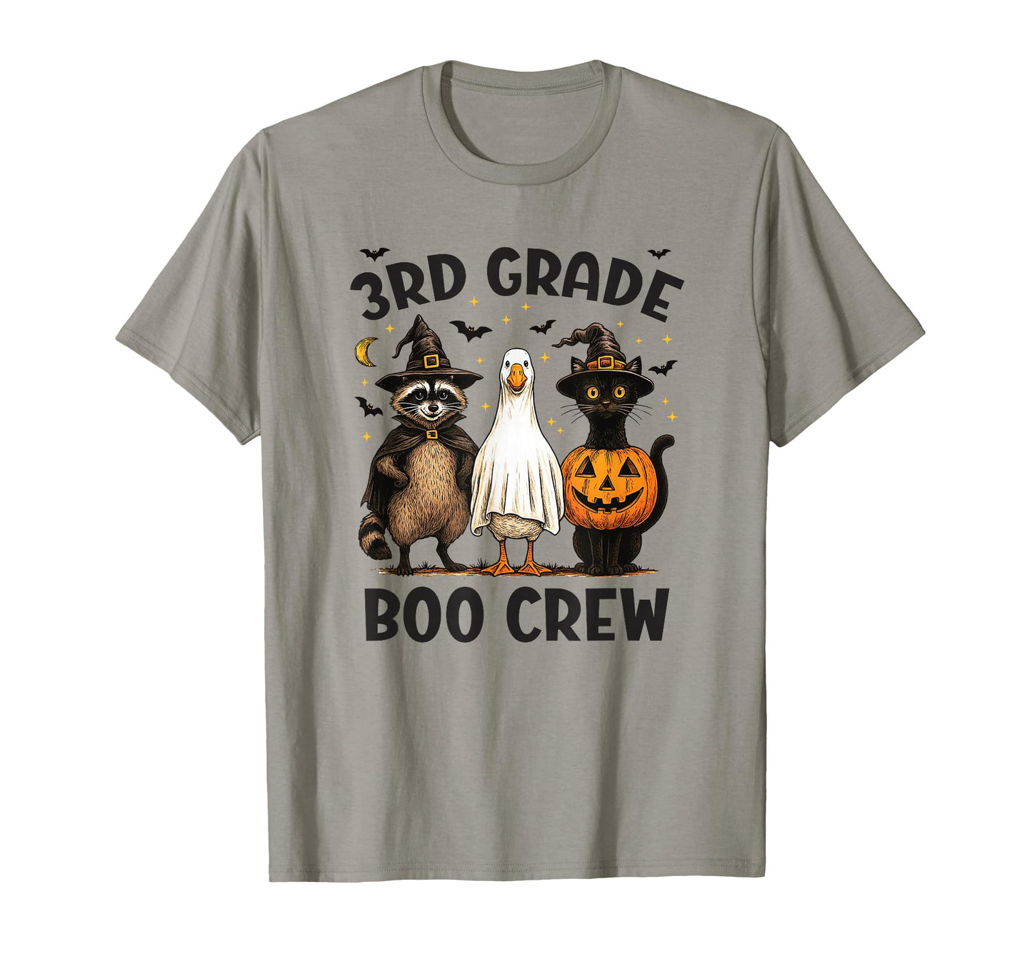 3rd Grade Boo Crew Halloween Costume T-Shirt