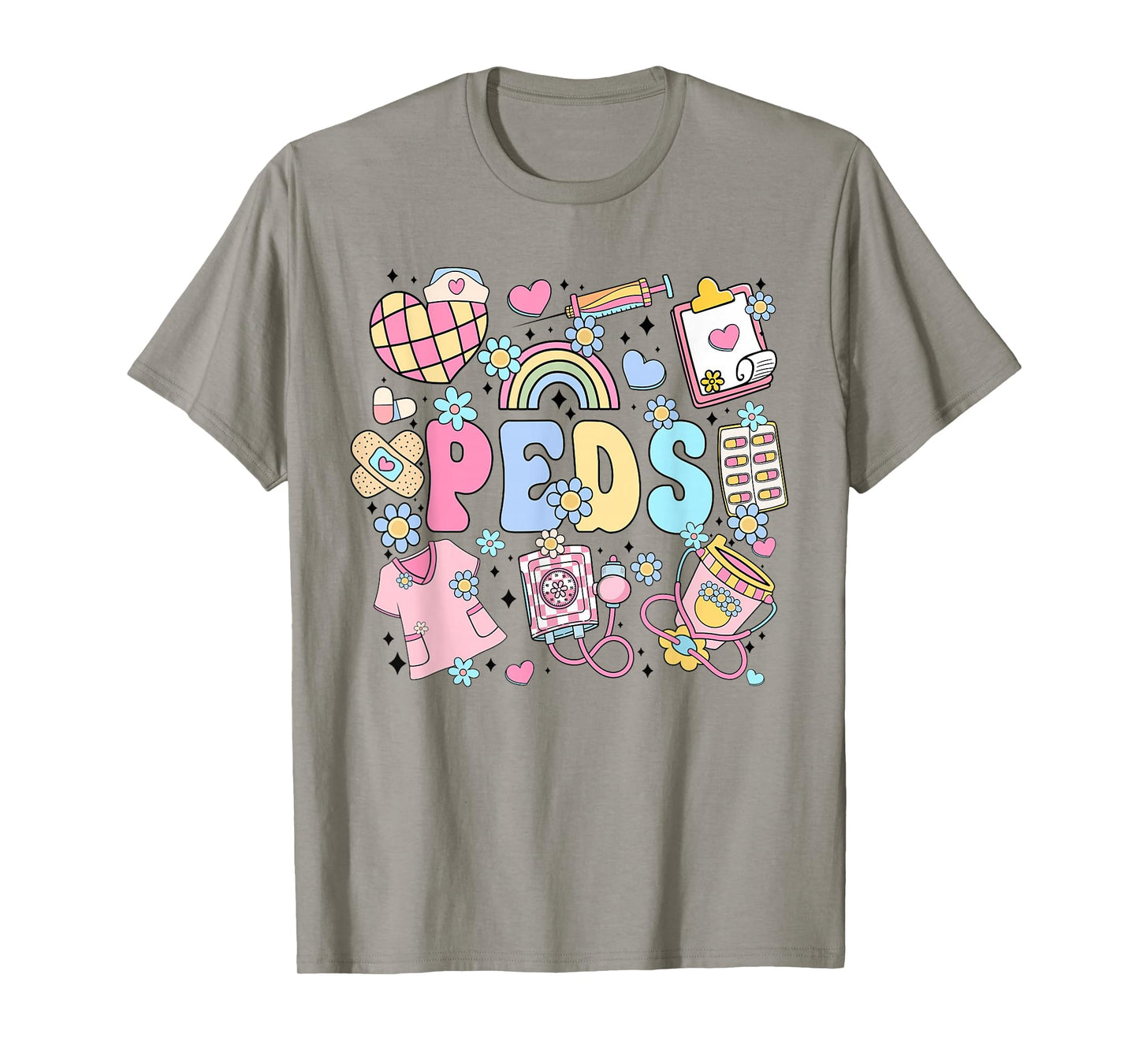 Peds Nurse Stuff Retro Pediatric Nurse Practitioner Nursing T-Shirt
