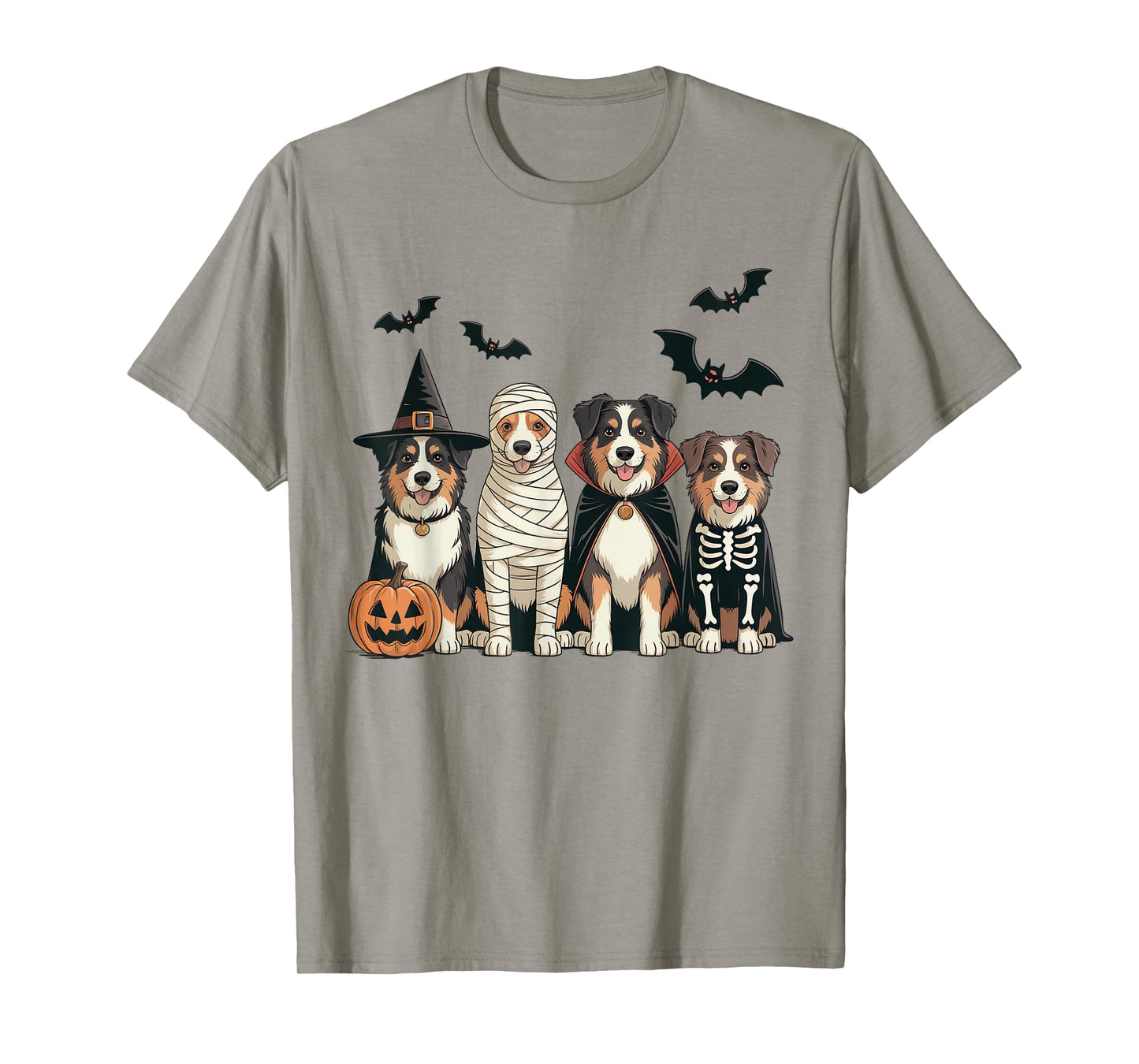 Australian Shepherd Halloween Dogs T-Shirt