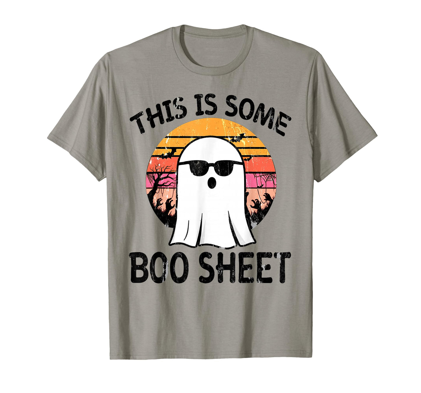 This is Some Boo Sheet Funny Halloween Costume Retro Ghost T-Shirt