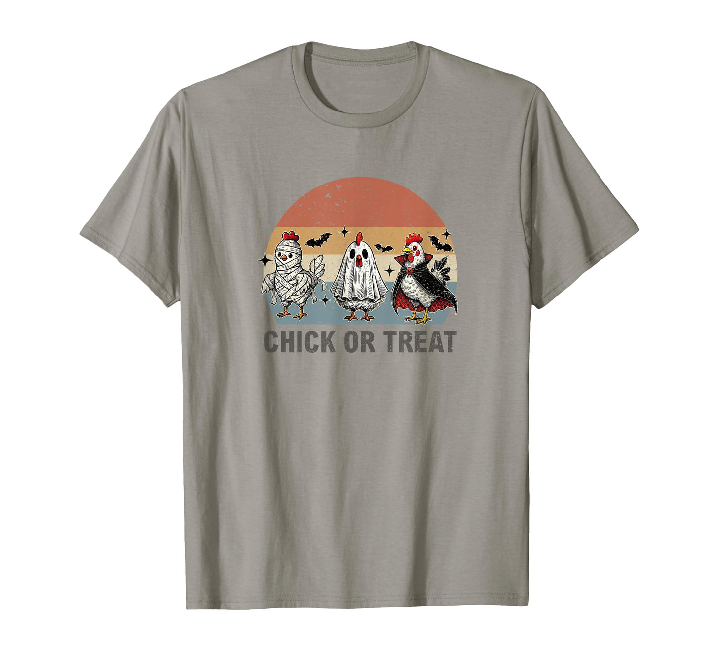 Halloween Chick Or Treat Pumpkin Spooky Witch Chicken T-Shirt