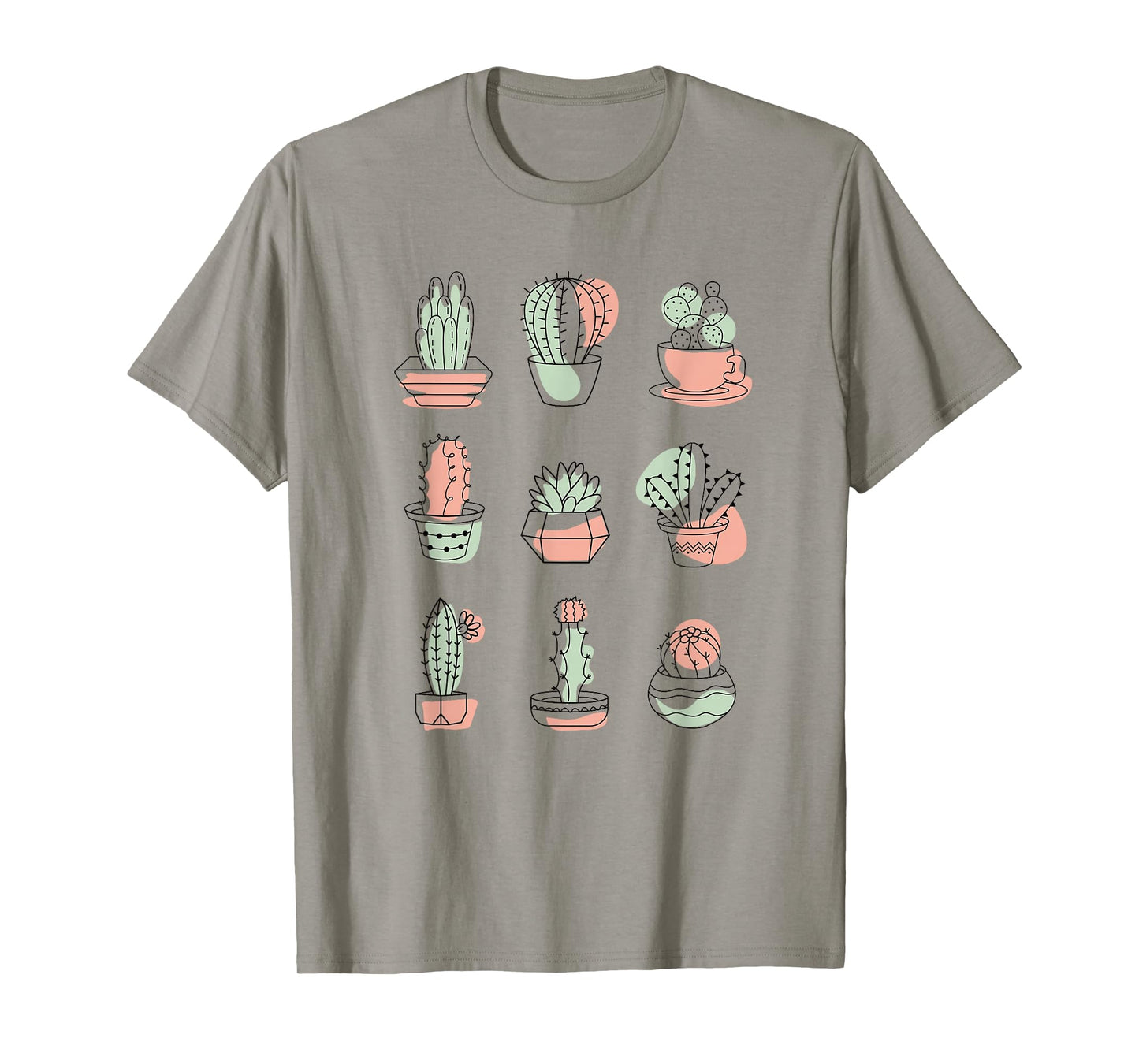 Boho Cactus Abstract Doodle T-Shirt