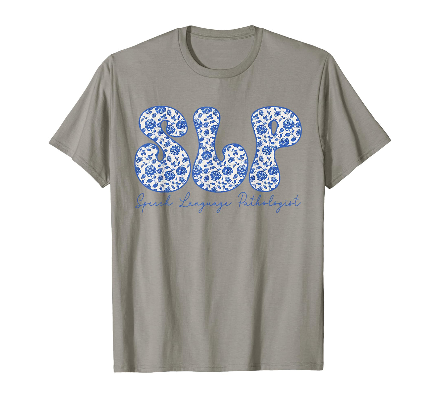 Vintage Floral SLP Speech Therapy Retro SLP OT PT Team T-Shirt