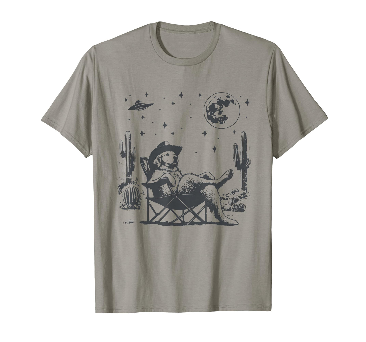 Howdy Golden Retriever Western Cowboy Vintage Dog Lovers T-Shirt