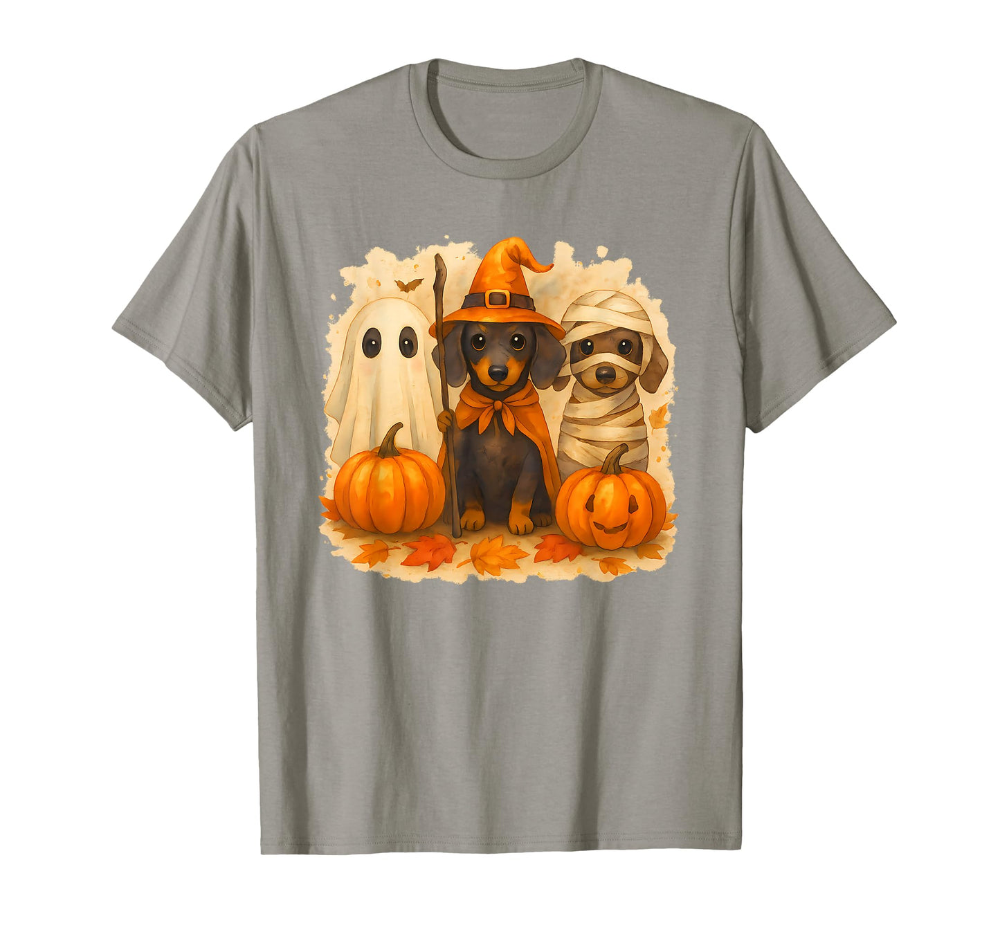 Dachshund Happy Halloweiner Boo Witch Fall Halloween Dog T-Shirt