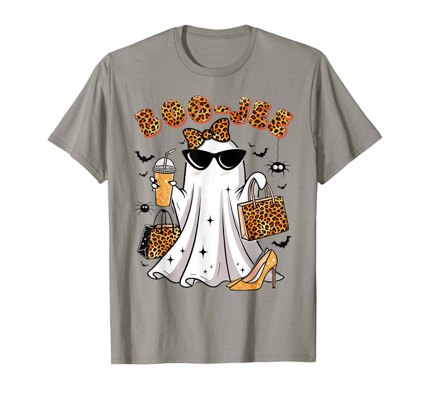 Coquette Ghost Coffee Boo-JEE Halloween Boujee Cute Ghost T-Shirt