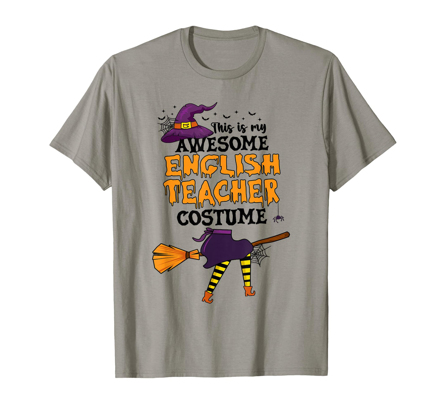 This is My Awesome English Teacher Costume Halloween Witch T-Shirt