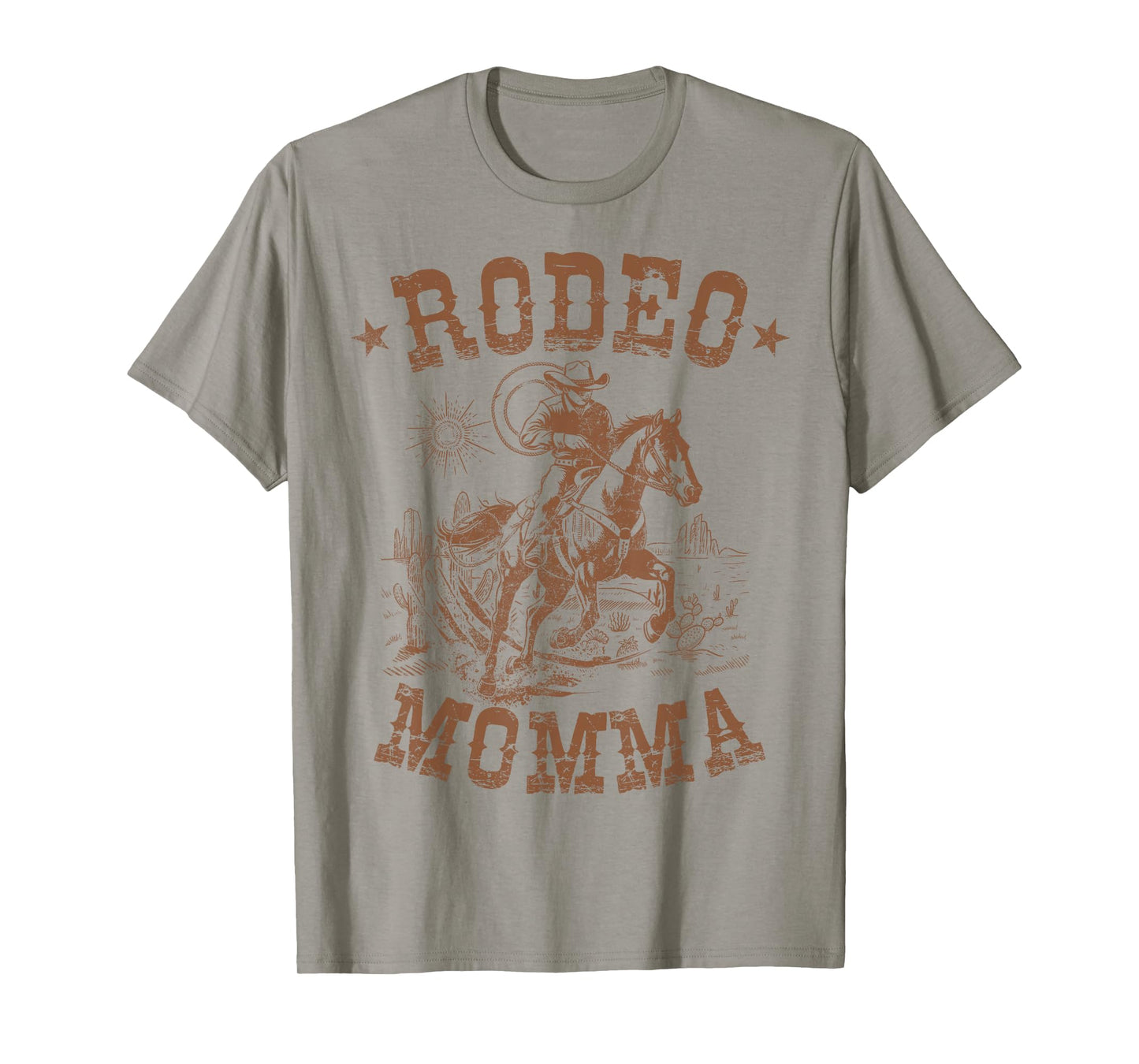Rodeo Momma Western Cowboy Family Matching Mother's Day T-Shirt