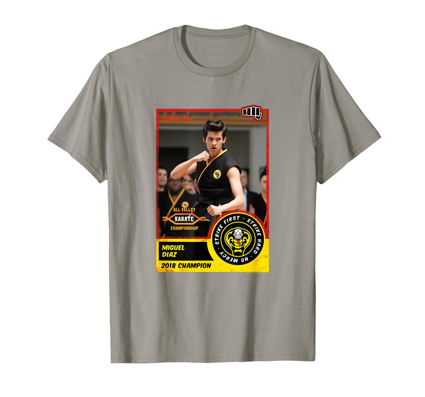 Cobra Kai Miguel Diaz Champion Card T-Shirt