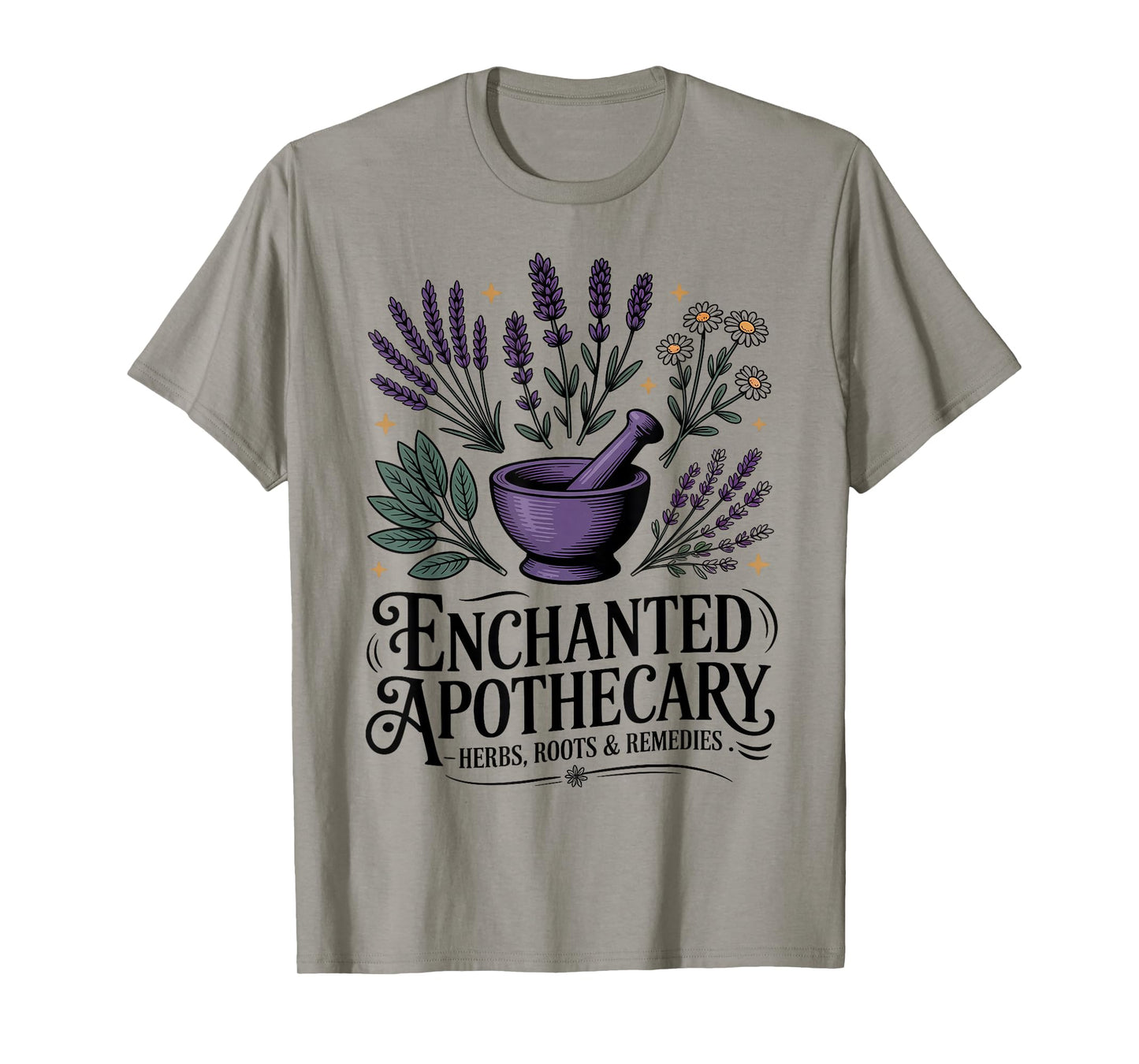 Enchanted Apothecary Herbalist Holistic Natural Healing T-Shirt