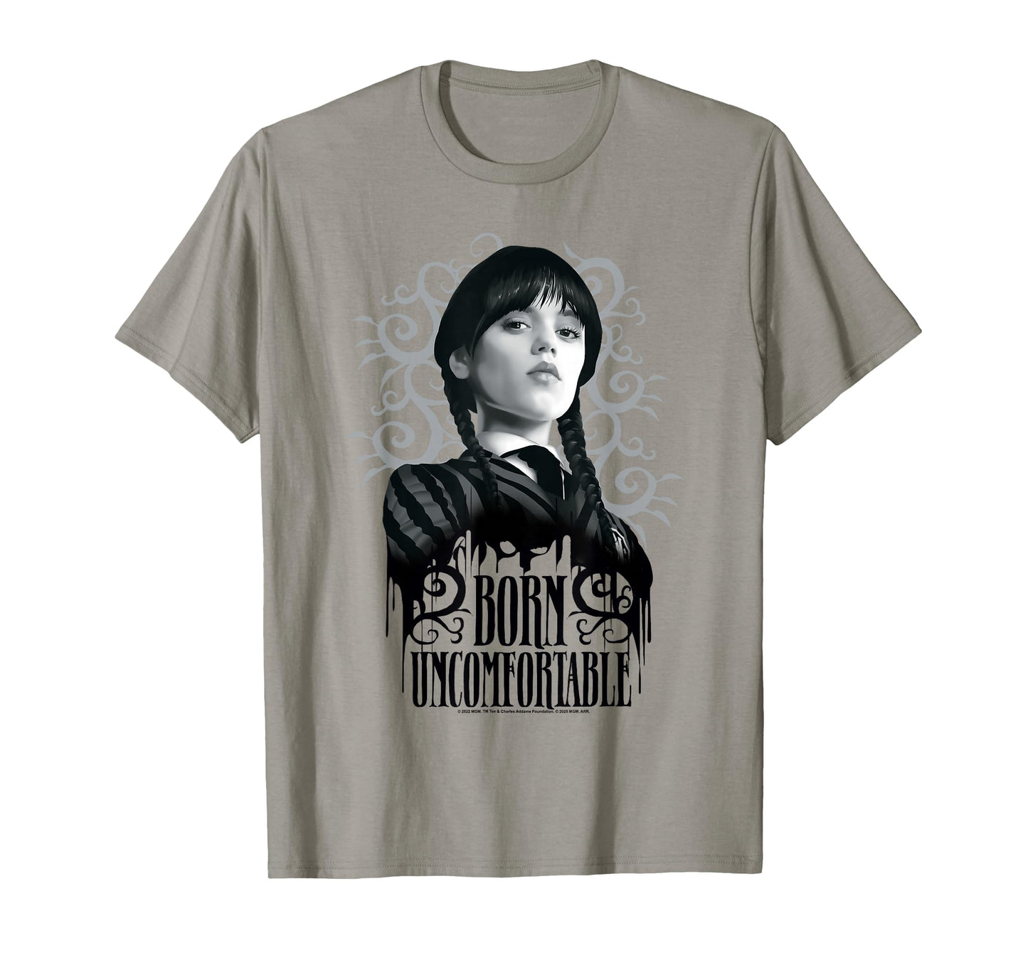 Wednesday Season 2 Born Uncomfortable Portrait T-Shirt