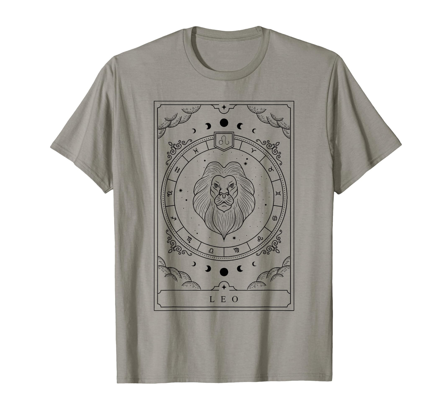 Leo Horoscope and Zodiac Constellation Symbol T-Shirt