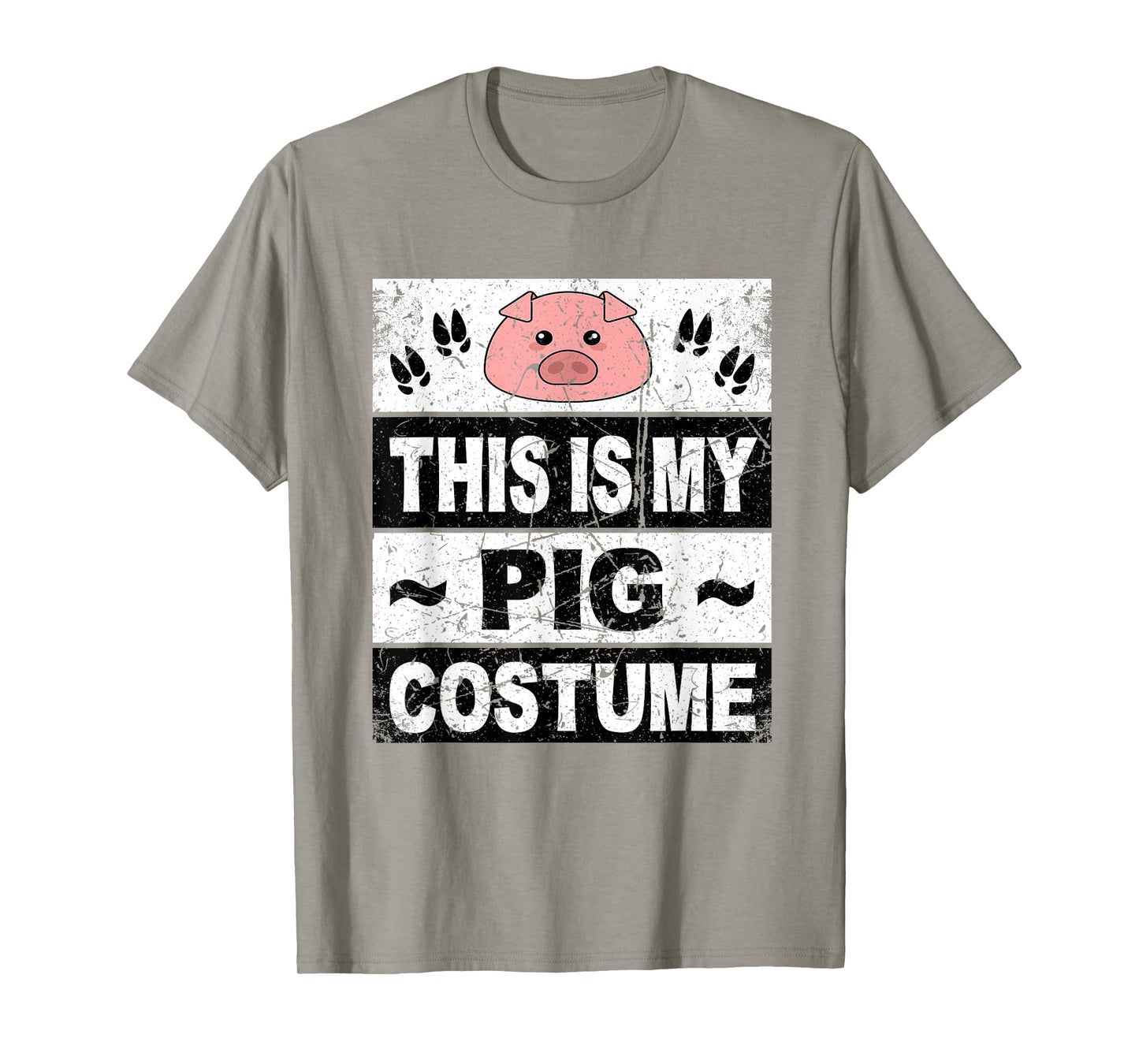 Retro Pig Costume Shirt Adult Women Men Kids Toddler Baby T-Shirt