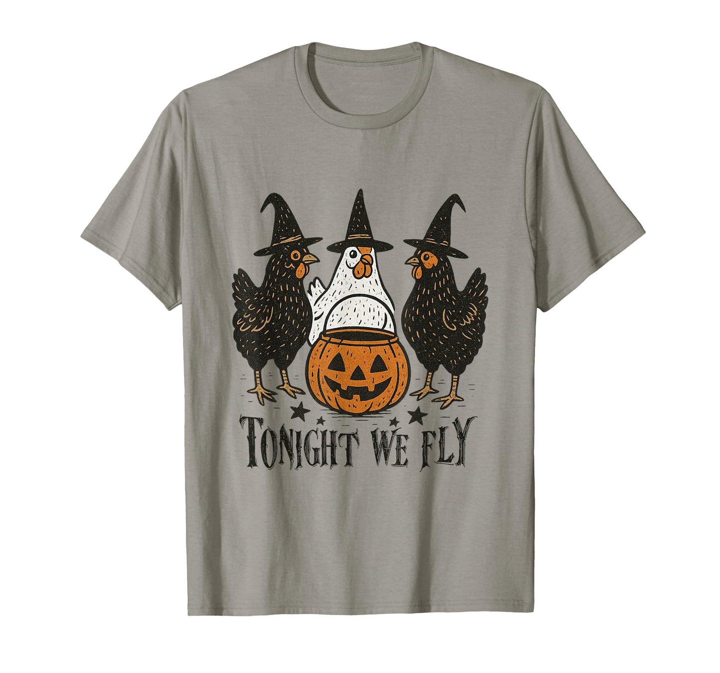 Tonight We Fly Humor Chicken Halloween Costume Spooky Season T-Shirt
