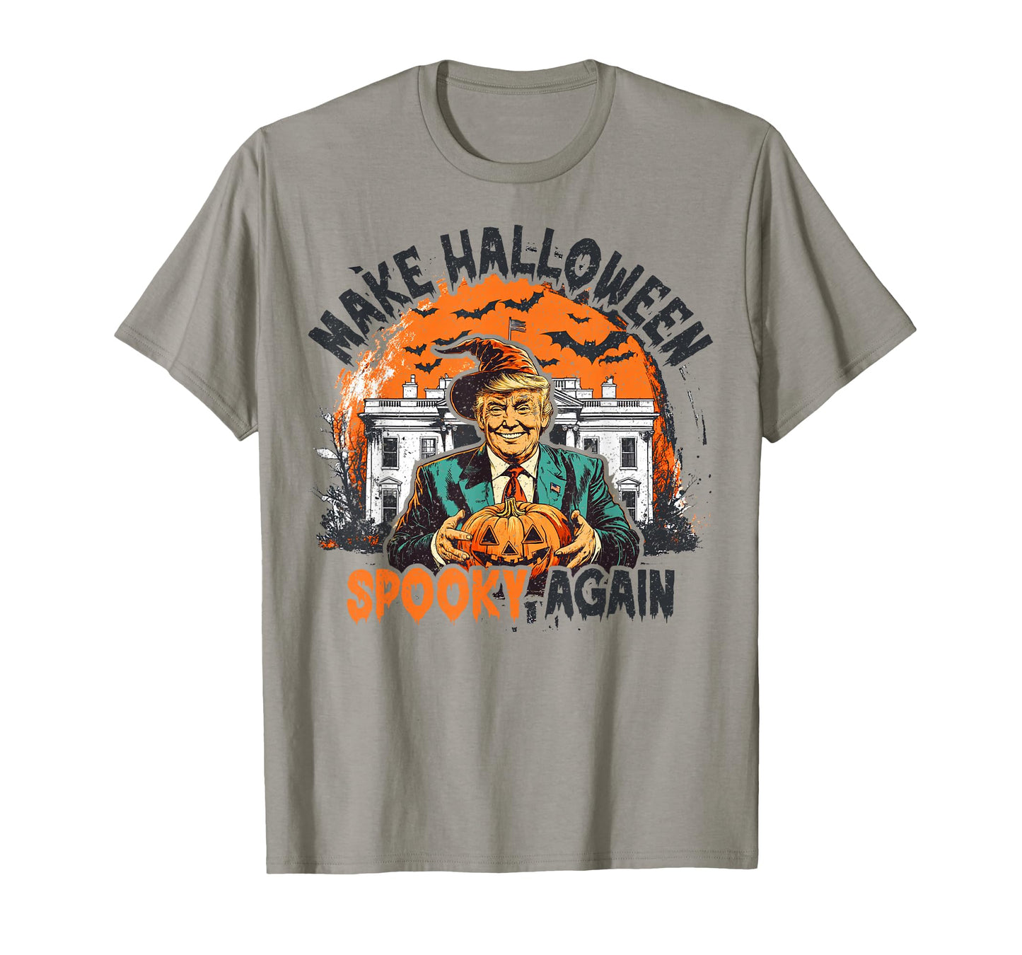 Make Halloween Great Again Donald Trump Spooky Season Funny T-Shirt