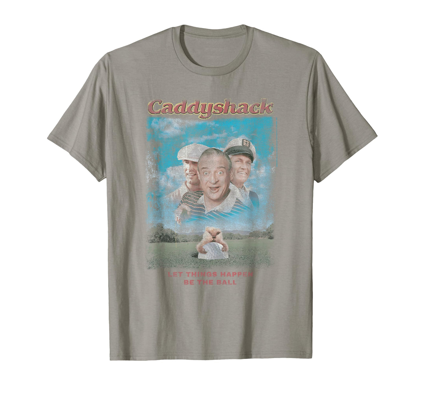 Caddyshack Vintage Golf Be the Ball 80's Movie Poster T-Shirt