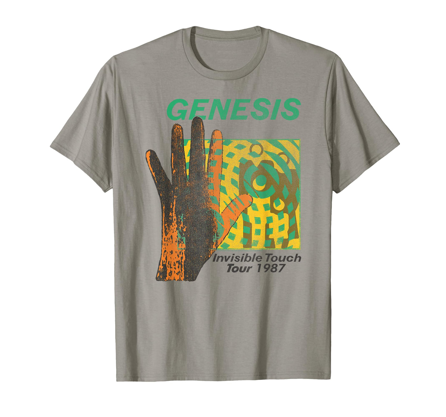 Genesis Invisible Touch Tour Rock Band Music T-Shirt