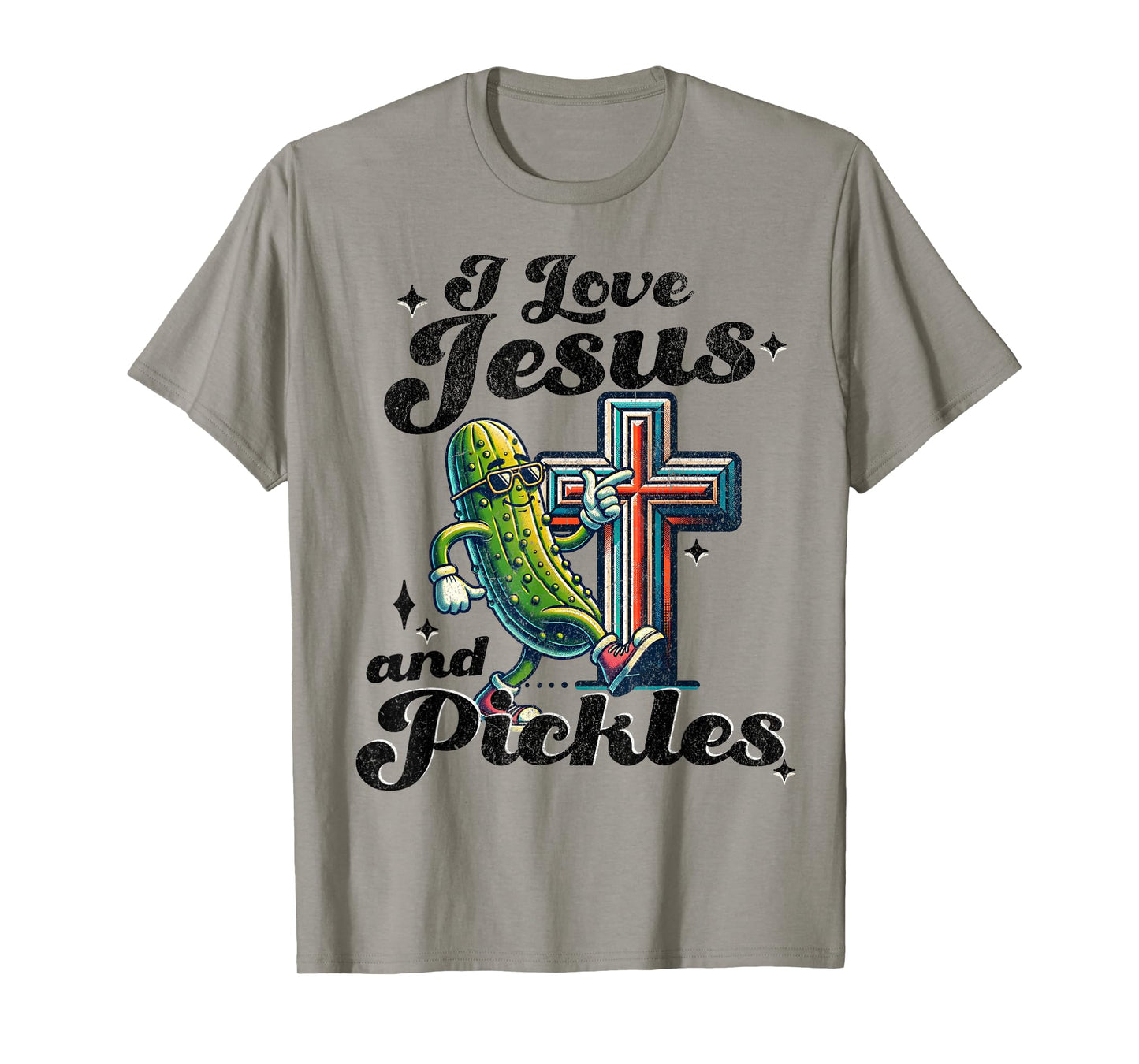 I Love Jesus and Pickles T-Shirt