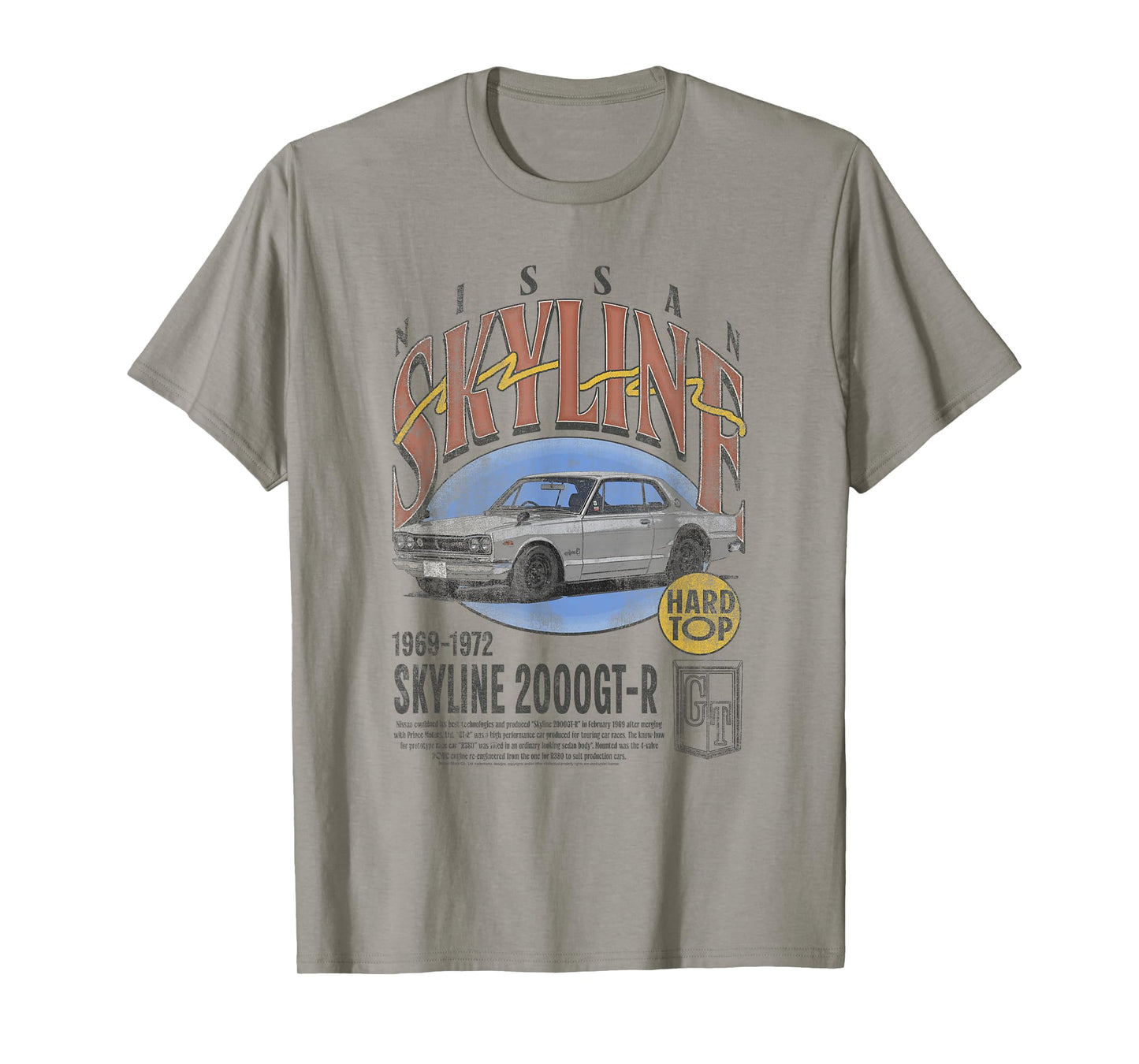 Nissan Vintage Skyline 2000GT-R 1969 Sports Car T-Shirt