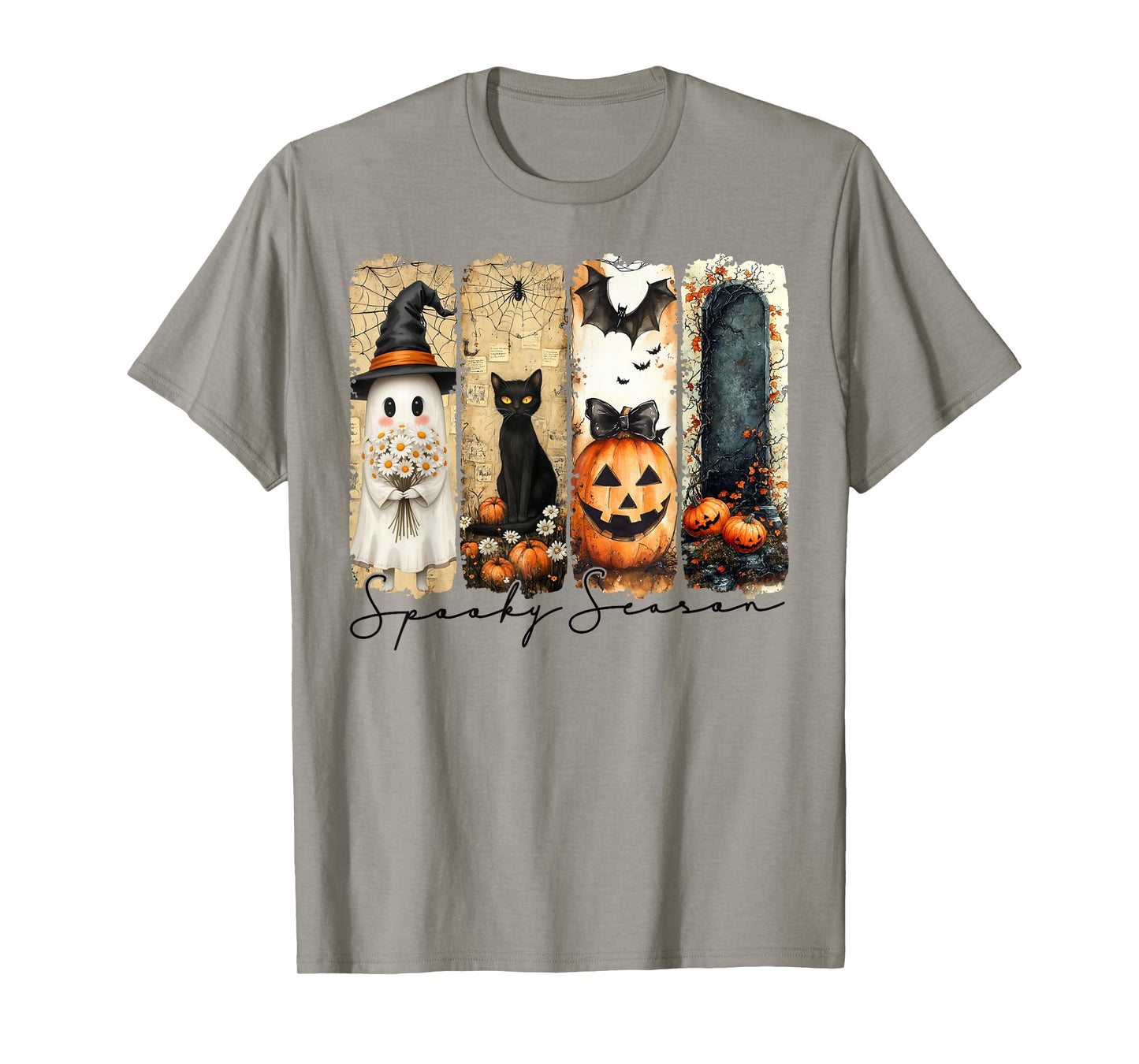 Spooky Season Halloween Motif T-Shirt