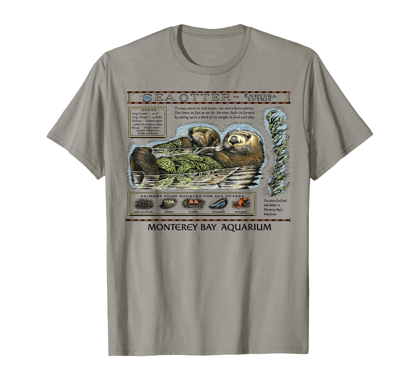 Vintage Sea Otters T-Shirt