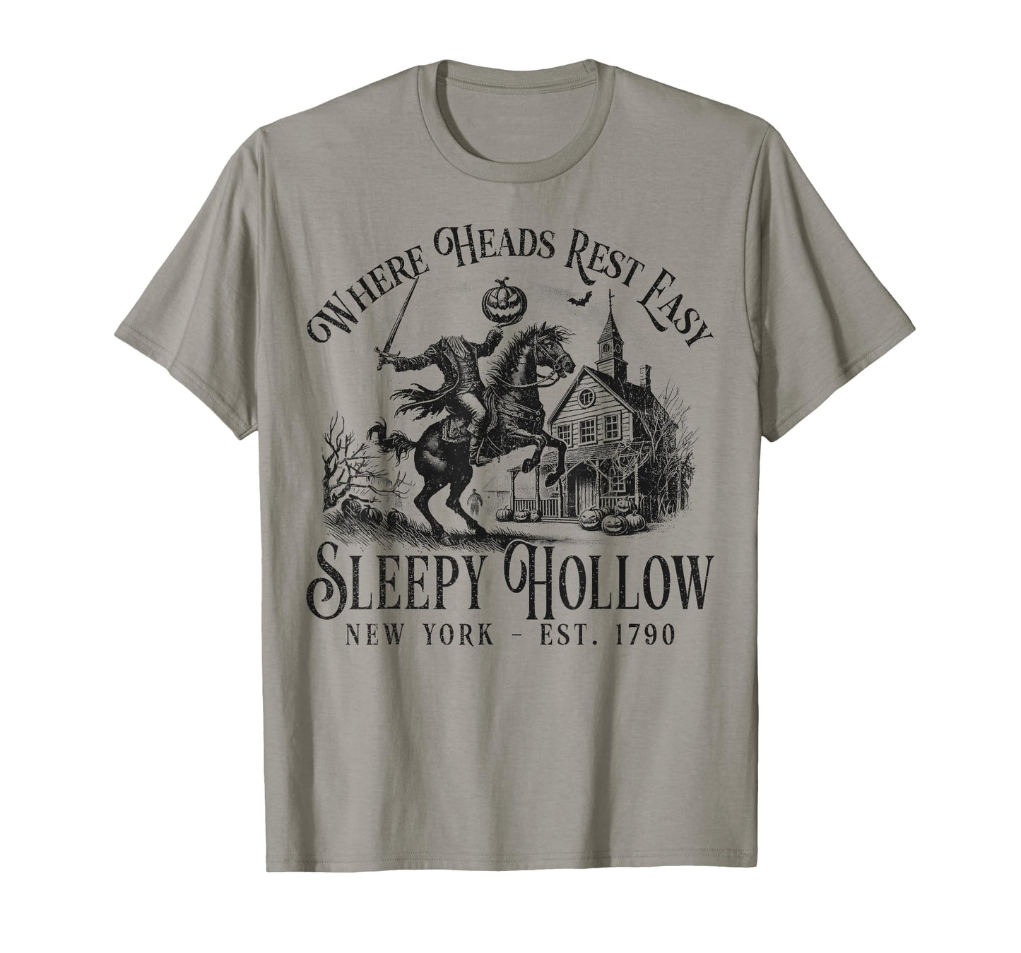 Headless Horseman Sleepy Hollow Jack O Lantern Halloween T-Shirt