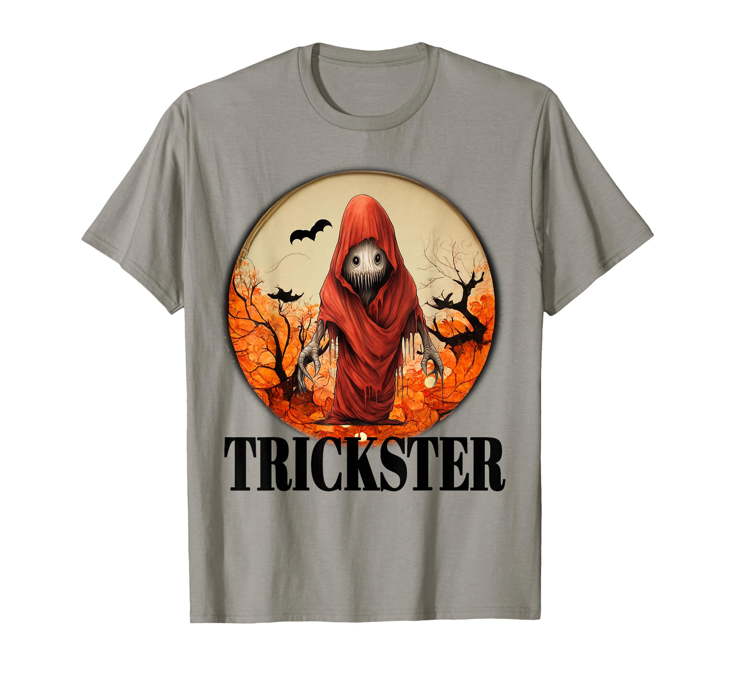Scary Halloween Trickster Frightening Spooky Satire Ghoul T-Shirt