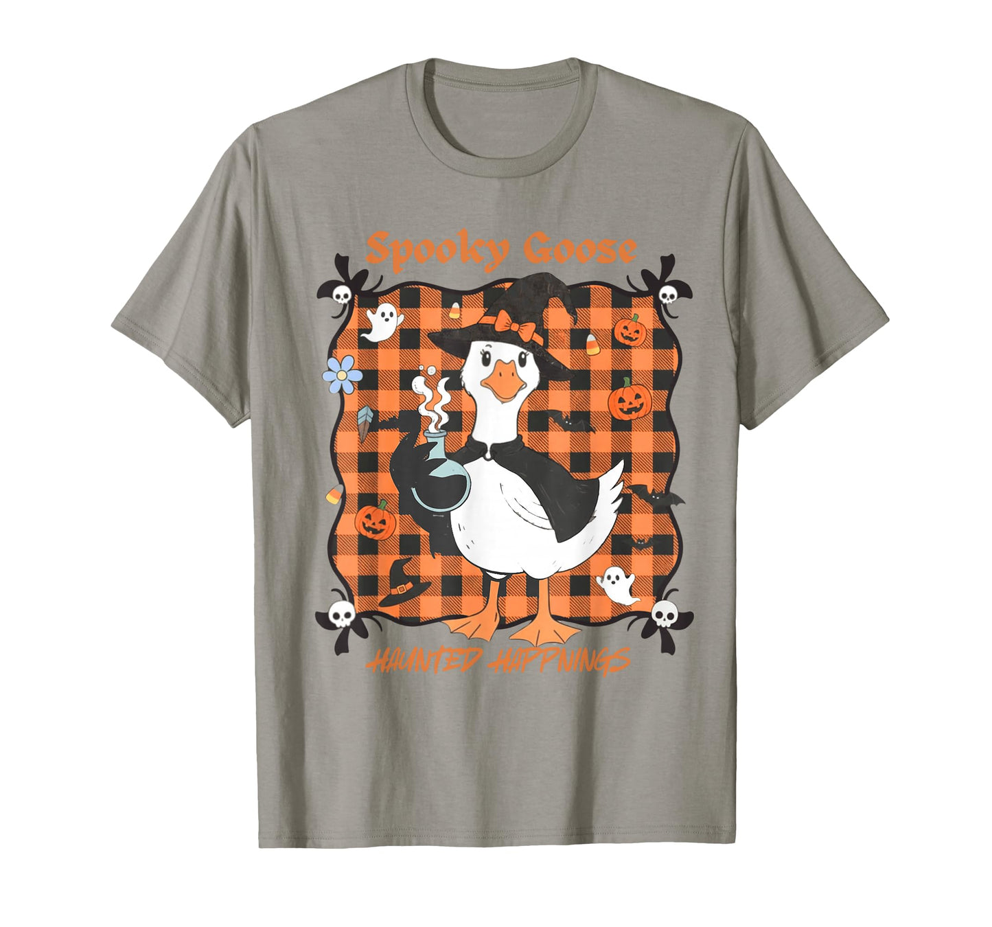 Spooky Goose Halloween Design Fall Decor Funny T-Shirt