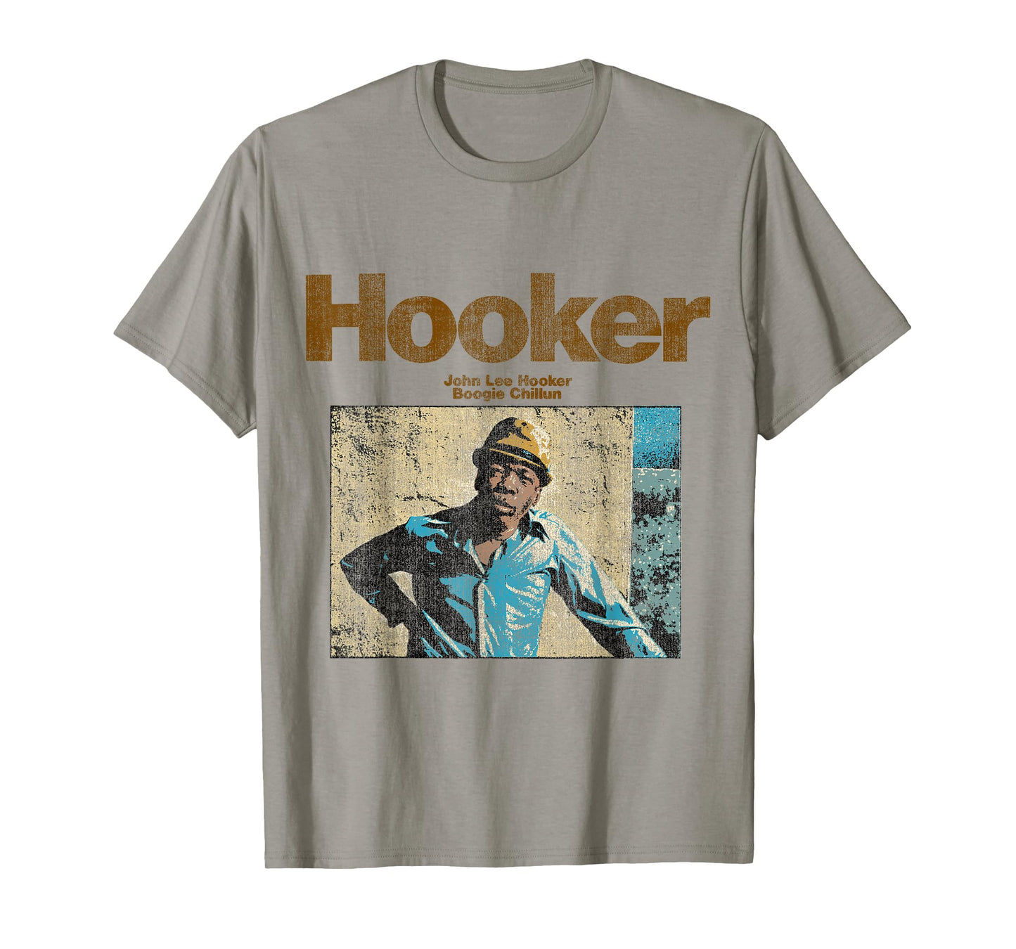 Official John Lee Hooker Jazz Icon Merch - Boogie Chillun T-Shirt