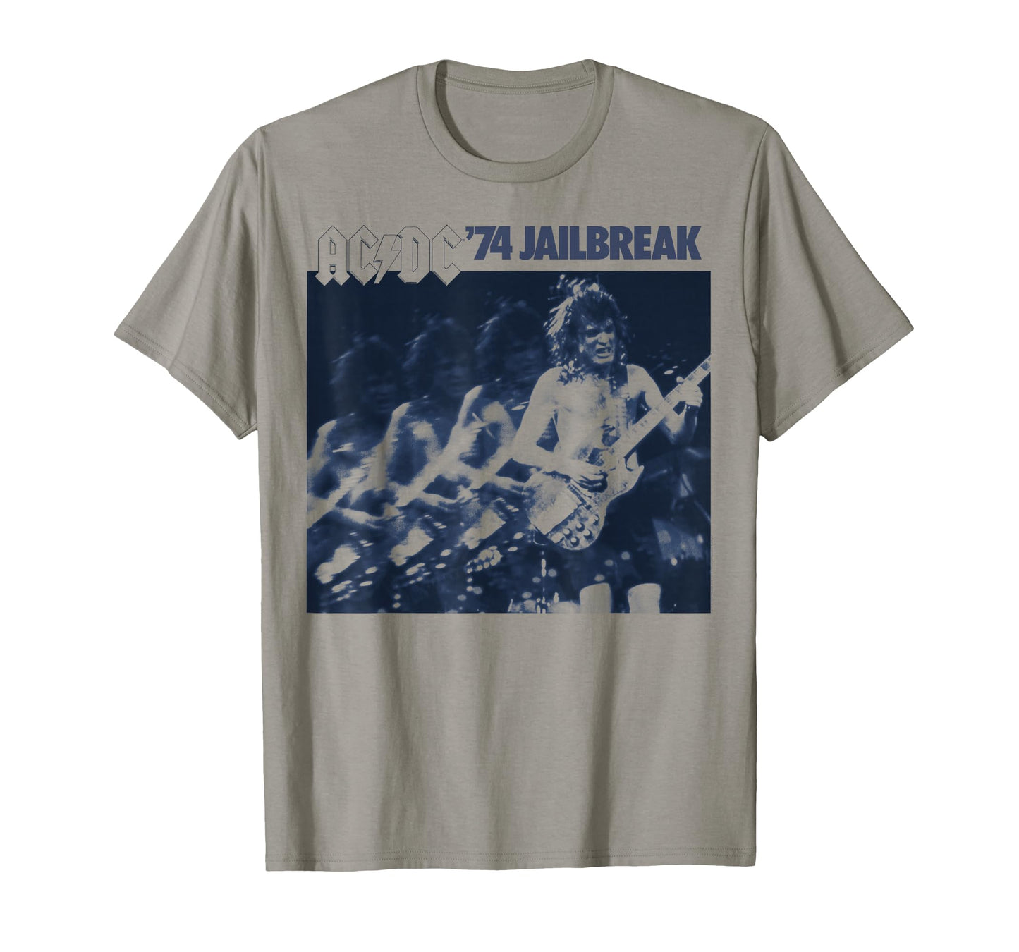 AC/DC - '74 Jailbreak EP Artwork Faded T-Shirt