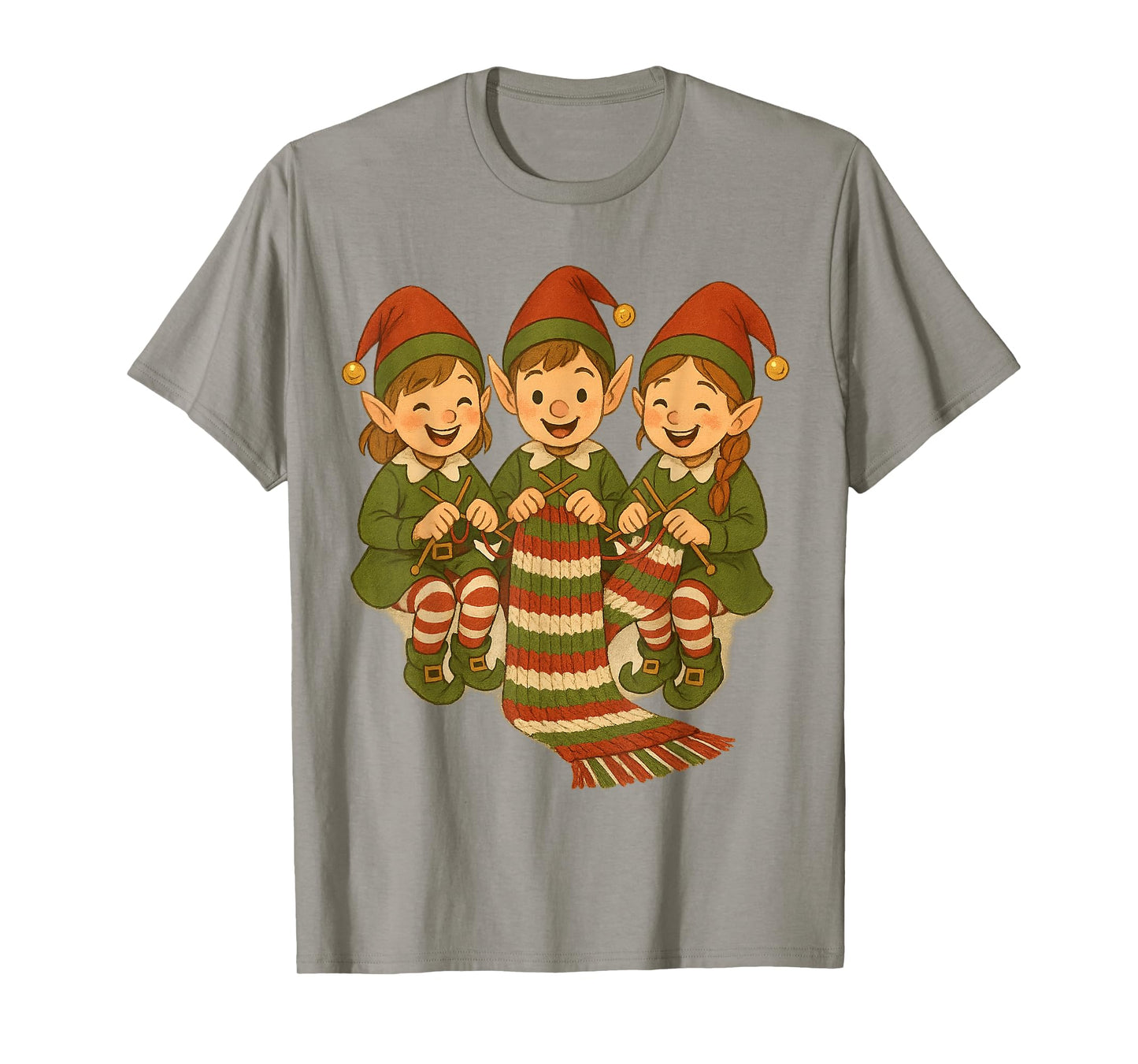Santa's Favorite Crochet Lady Christmas Xmas Crochete Costum T-Shirt