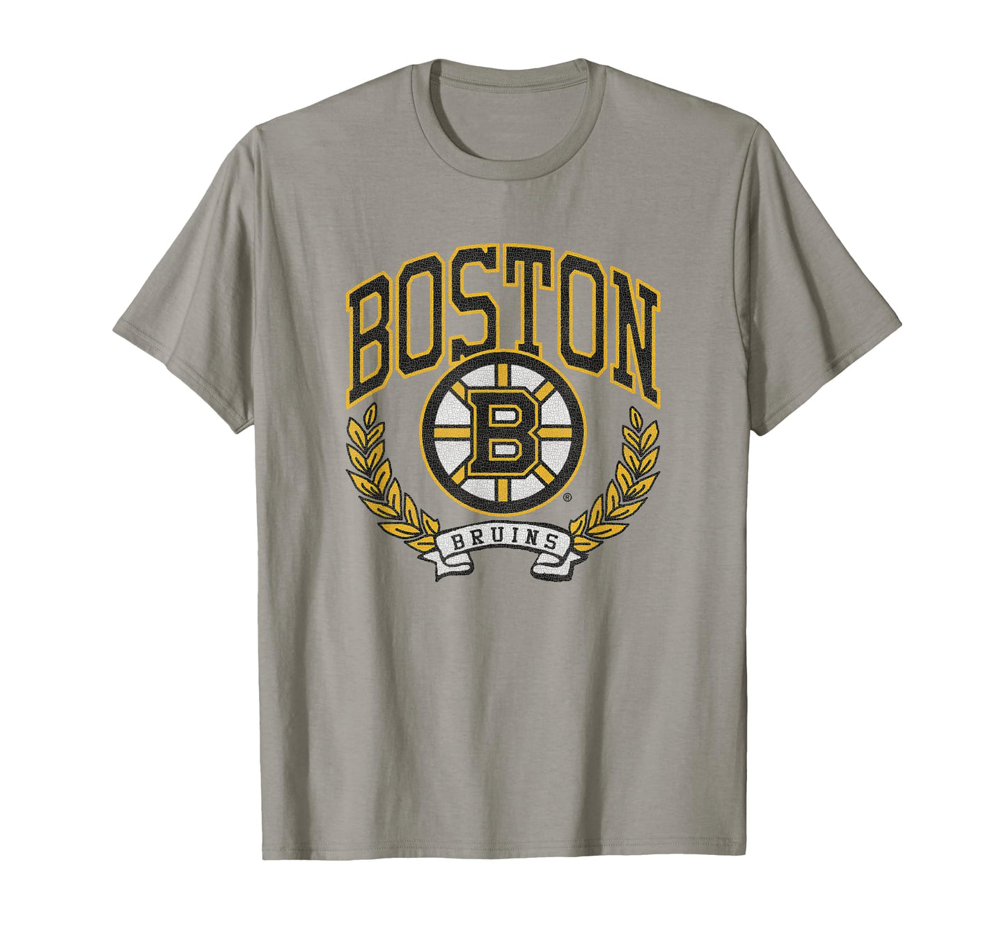 Boston Bruins Vintage Victory Gray Officially Licensed T-Shirt
