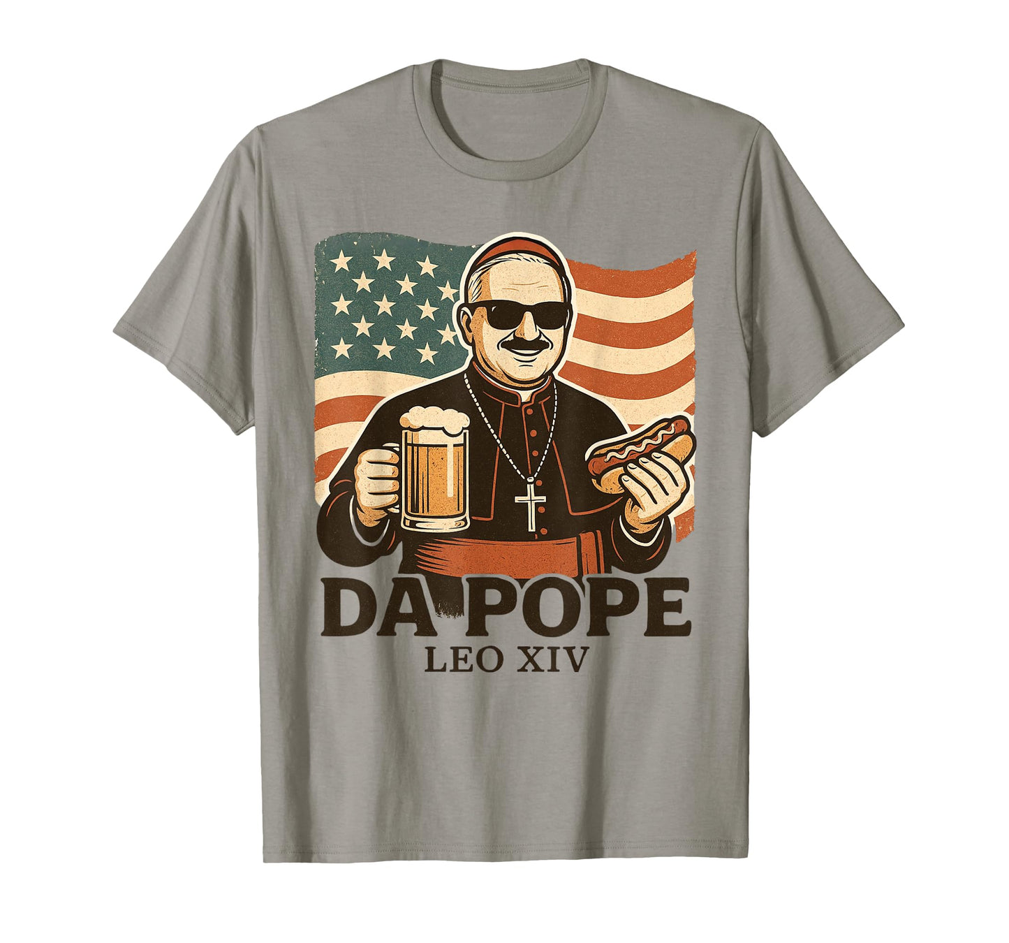 Da Pope Leo XIV Provost Funny First Pope From America T-Shirt