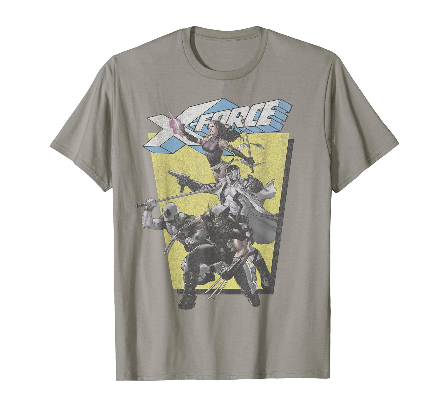 Marvel Deadpool X-Force Group Shot Action Pose T-Shirt