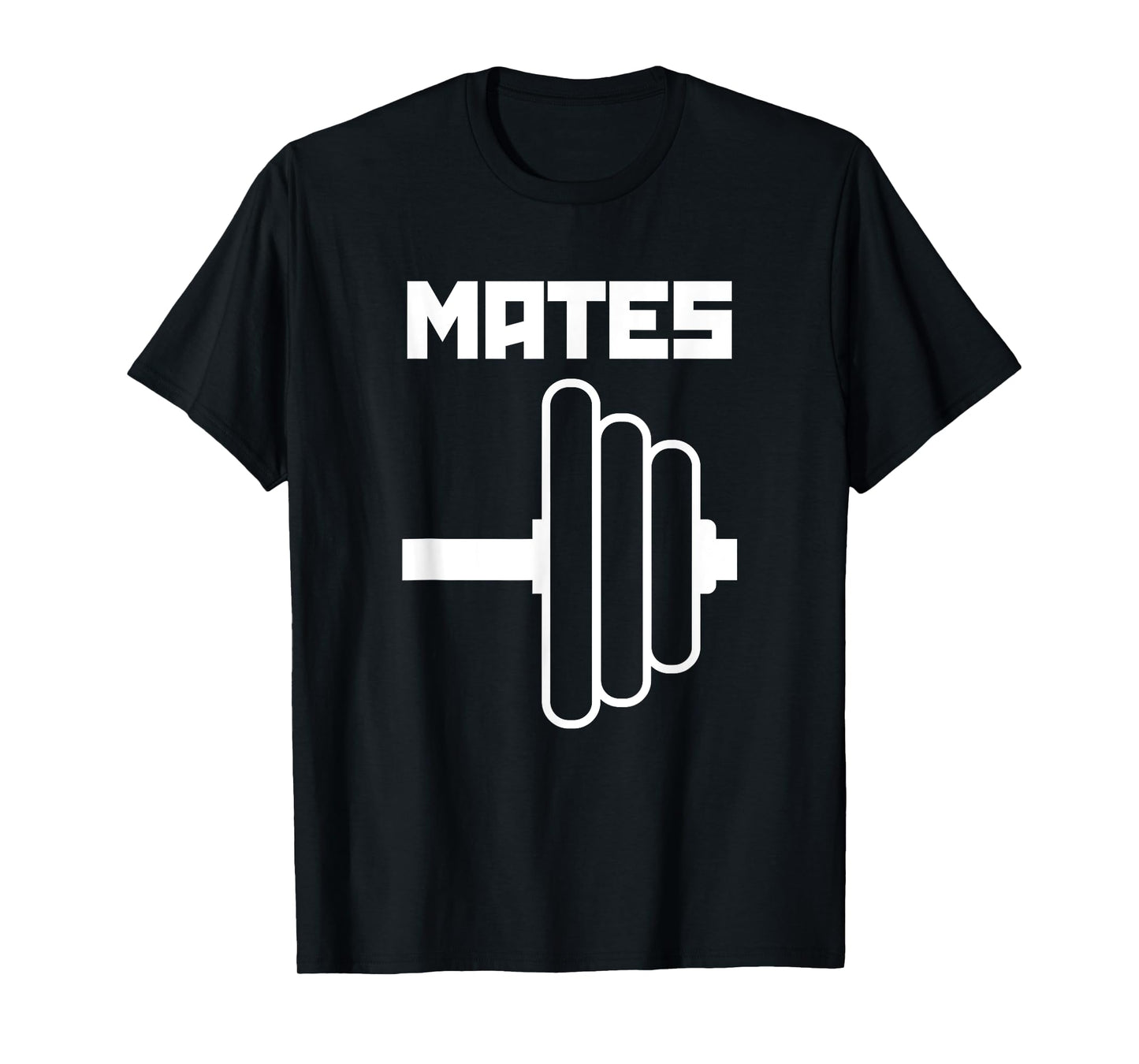 Swole Mates Cute Workout Couples Valentines Day Gym Fitness T-Shirt