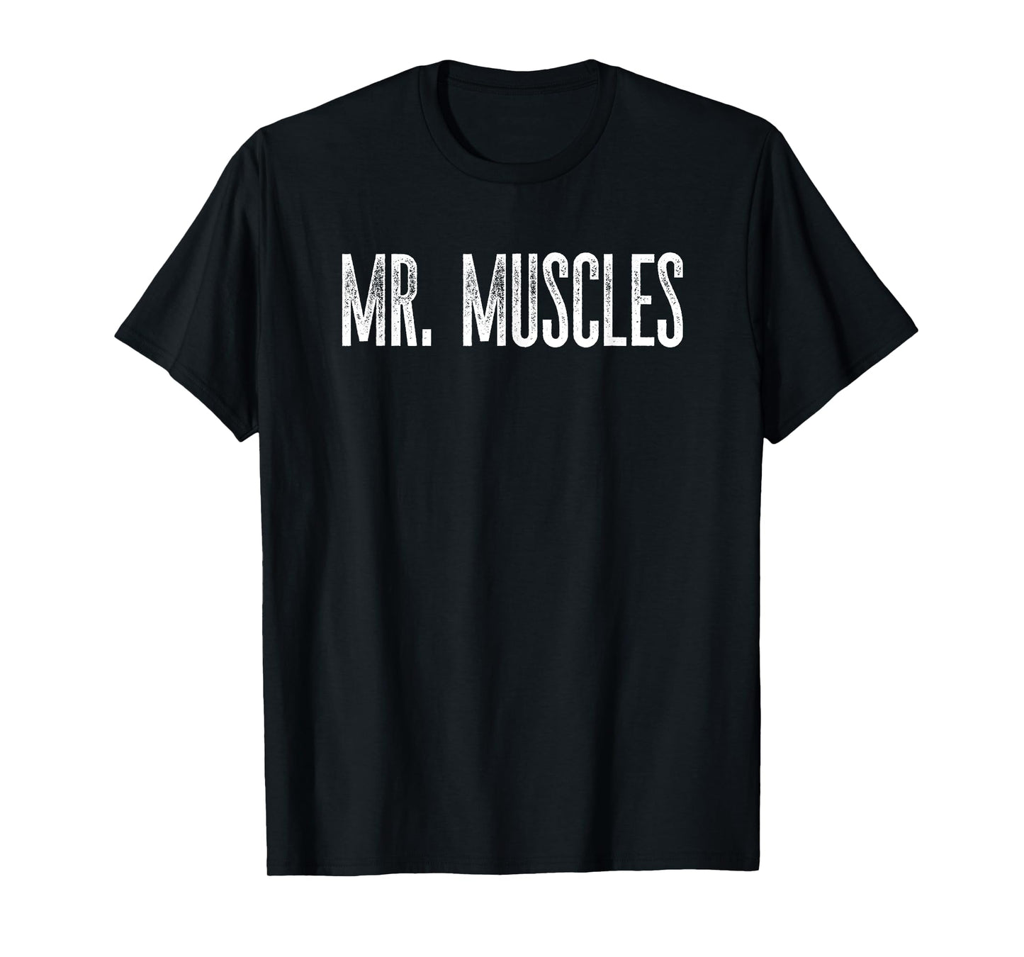Funny Classic Mr. Muscles Fun Novelty Gag Gym T-Shirt