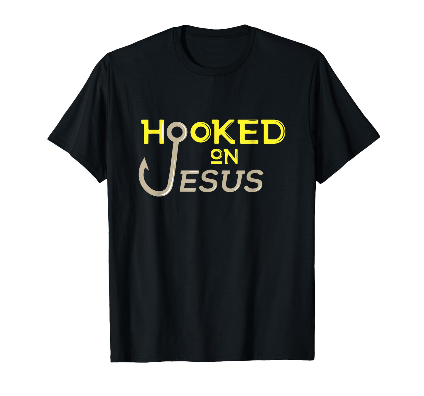Hooked on Jesus Christian T-shirt T-Shirt