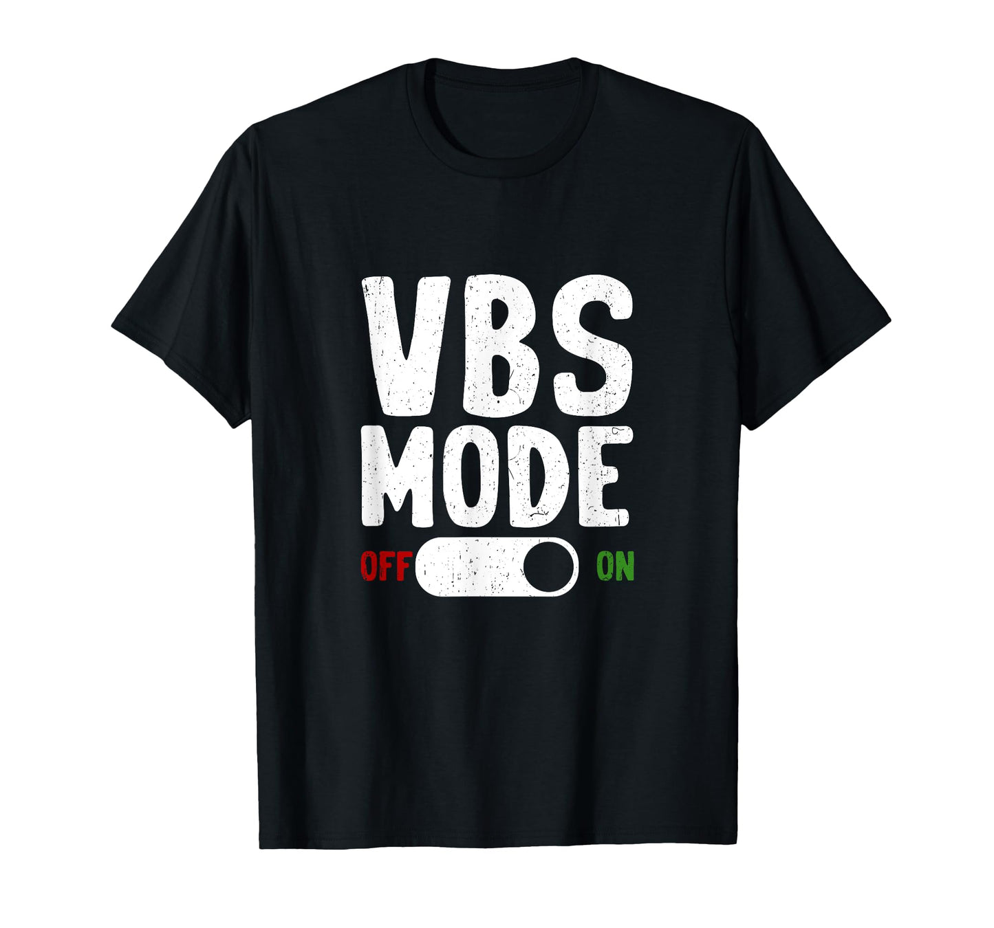VBS Vacation Bible School Mode On Summer Christian Teacher T-Shirt