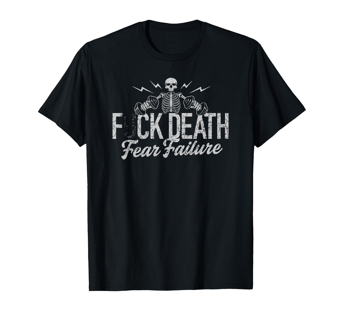 death fear failure vintage boxing gym fitness T-Shirt