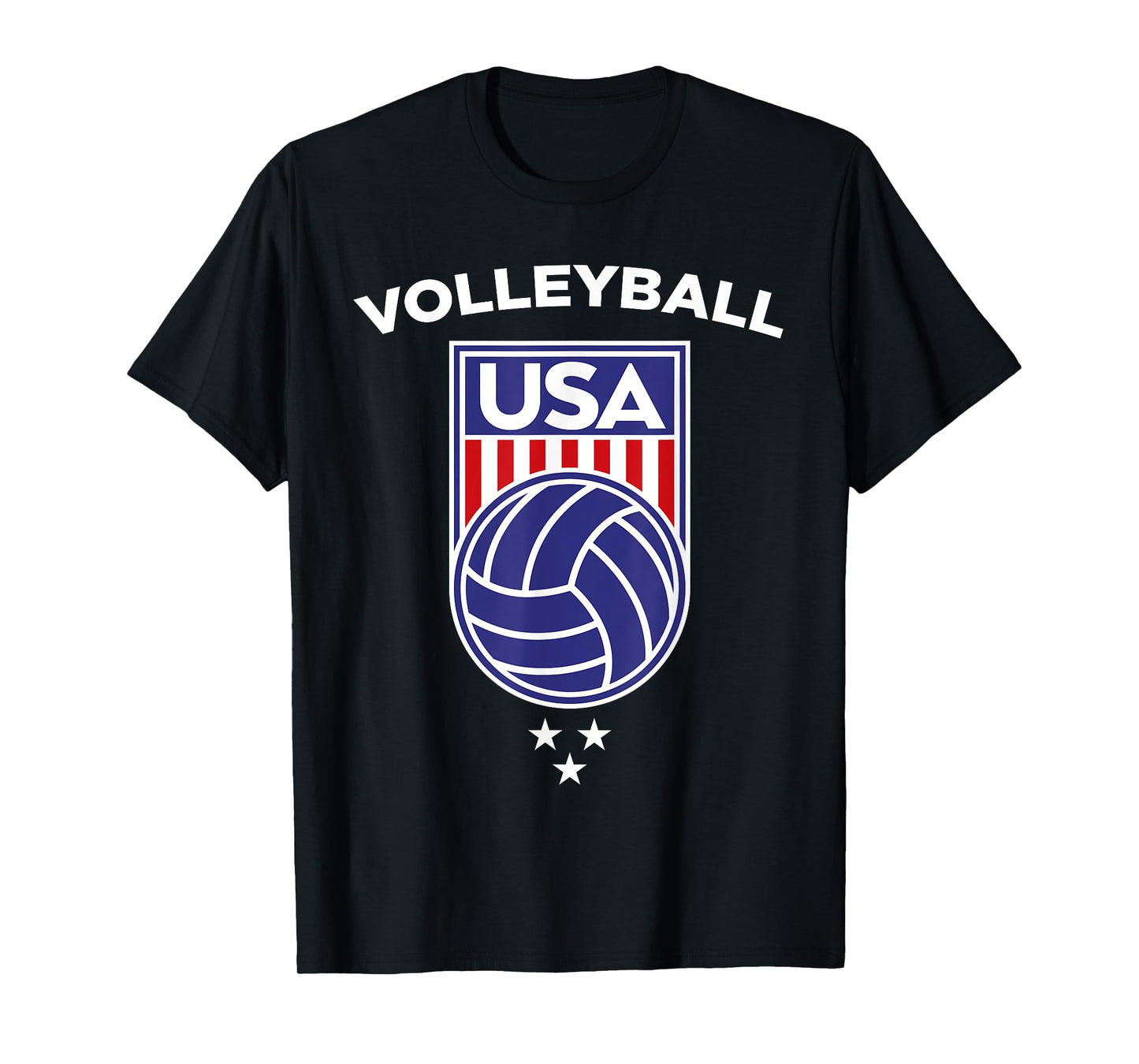 Volleyball Beach USA Flag Volleyball Team Player Girl Boy T-Shirt
