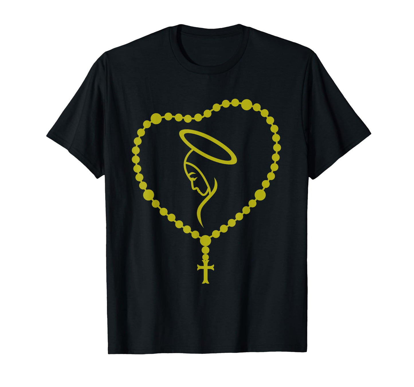 The Holy Rosary Virgin Mary Funny Catholics Christian Gift T-Shirt