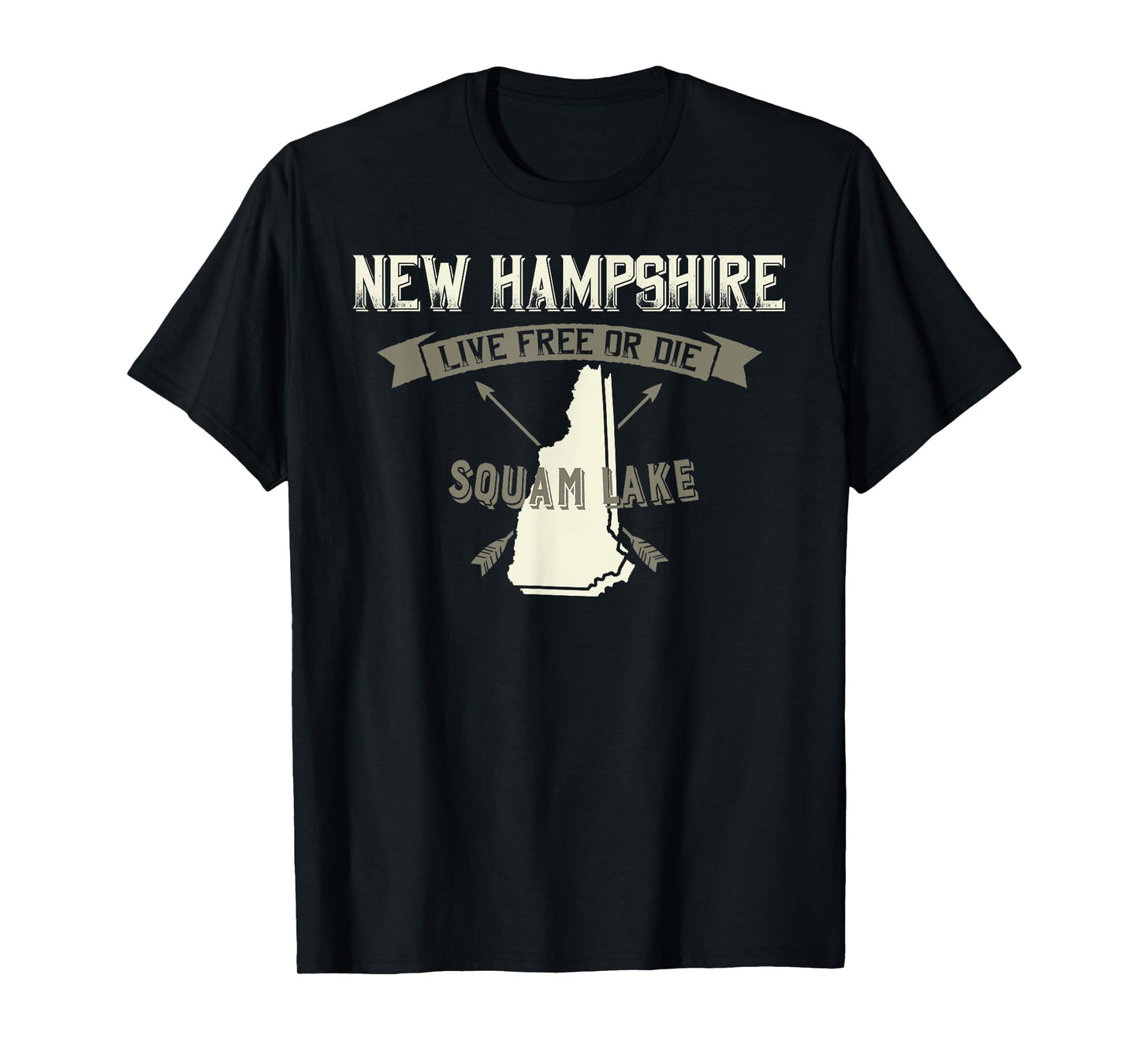 Vintage Squam Lake, New Hampshire T-Shirt T-Shirt