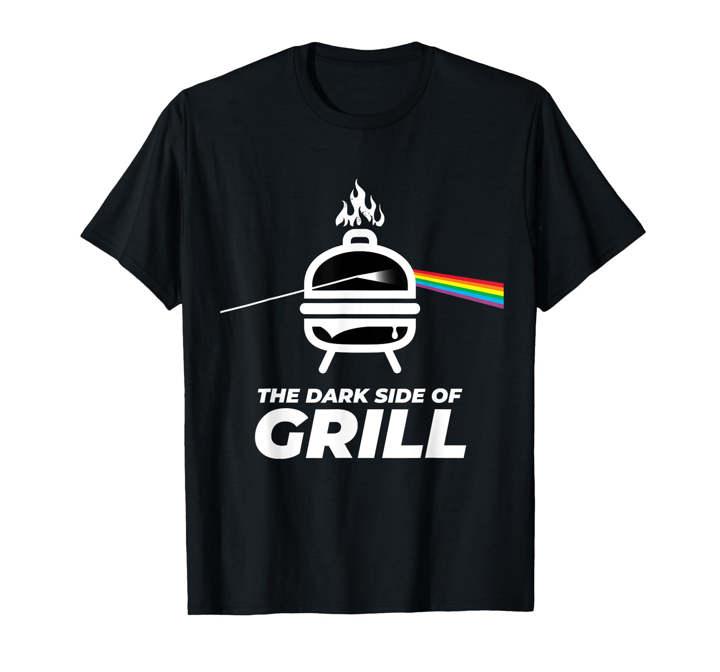 Men's Women's Kids the Dark Side of Grill BBQ Graphic Design T-Shirt