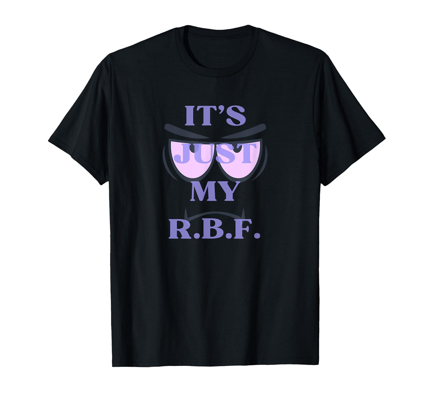 Mens Gym Pump Cover It's Just My RBF Resting Face T-Shirt