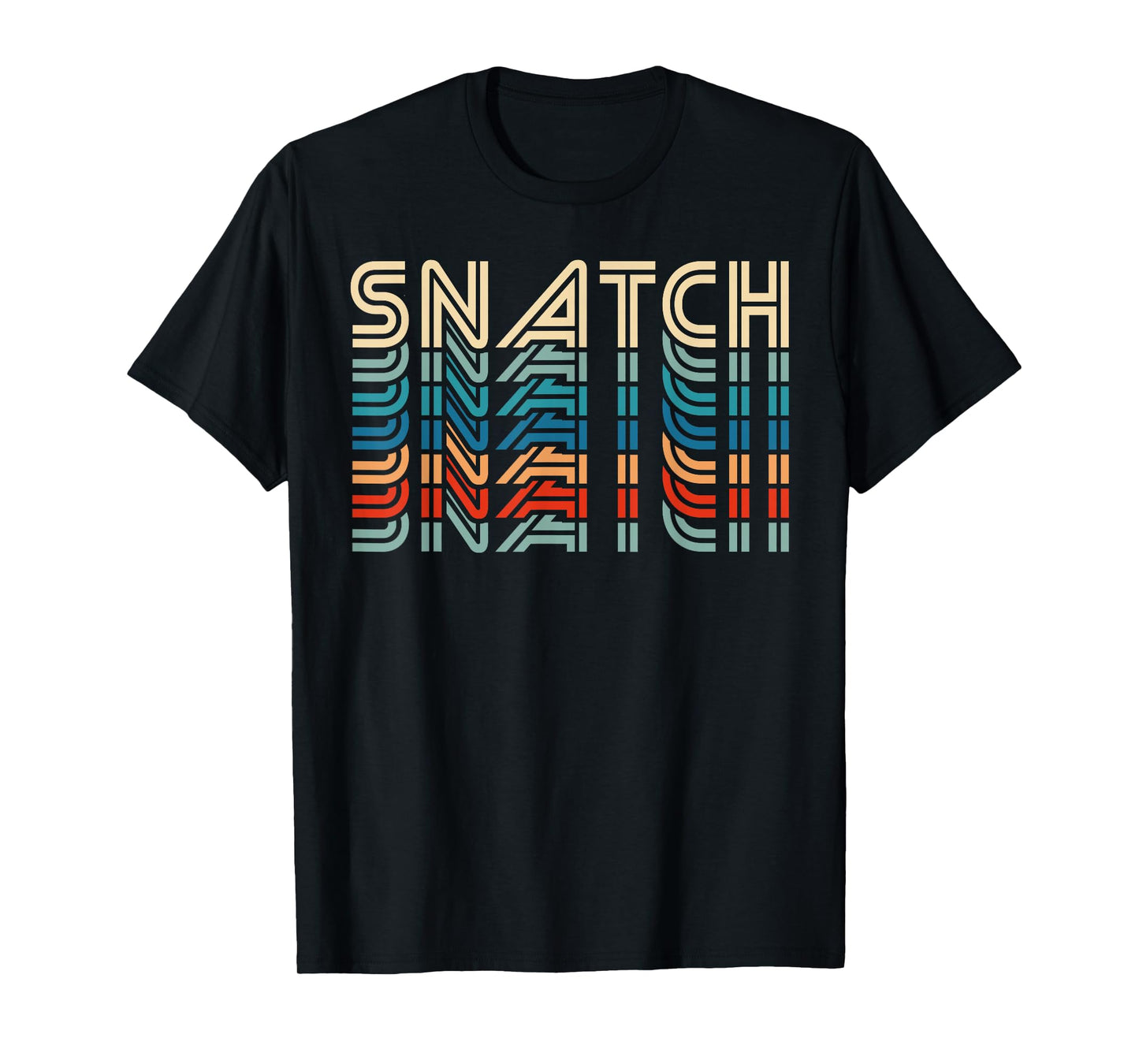 Snatch Retro Vintage Funny Fitness Workout Gym Exercise T-Shirt